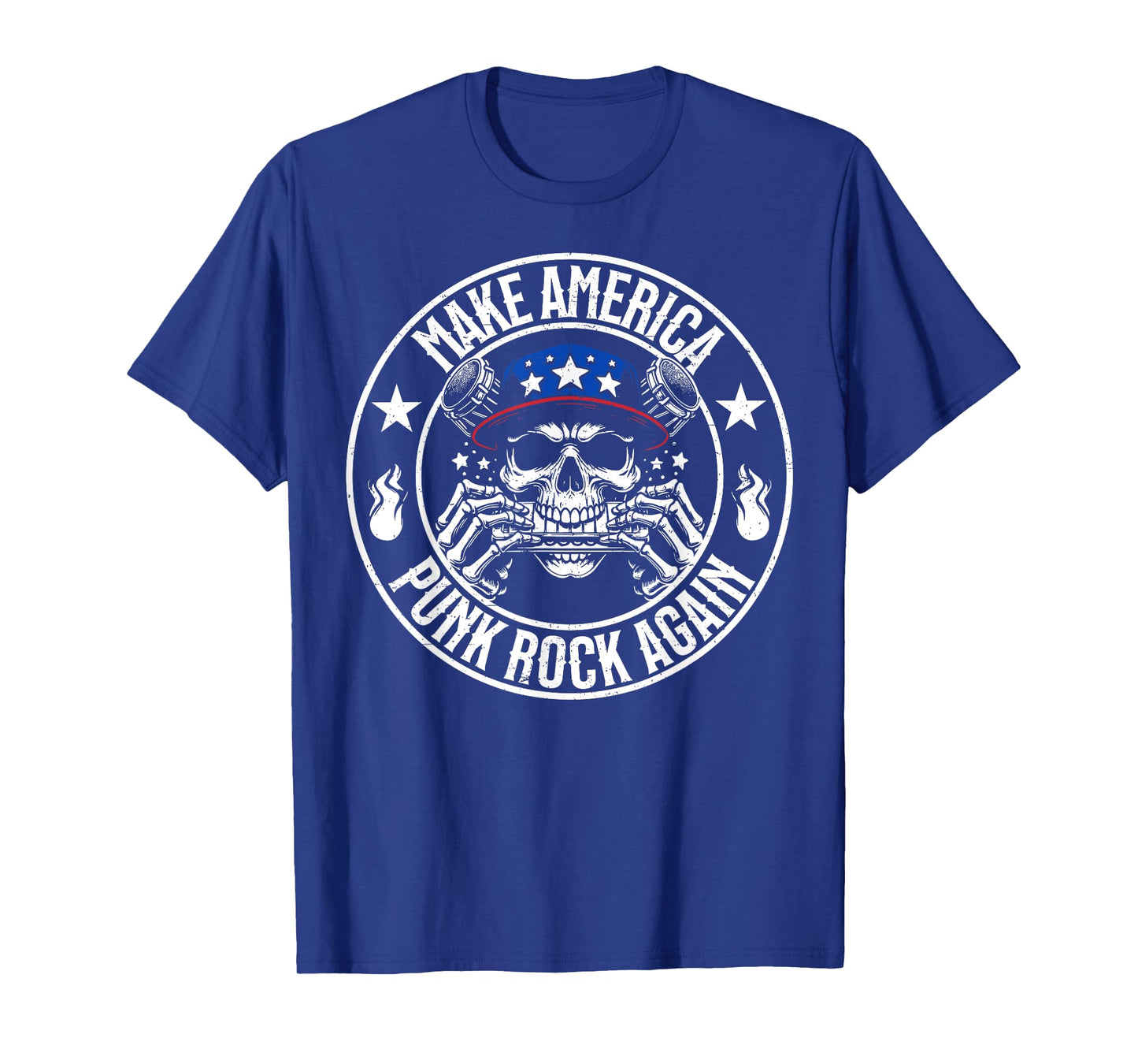 Make America Punk Rock Again Vintage Seal Funny Apparel Tee T-Shirt