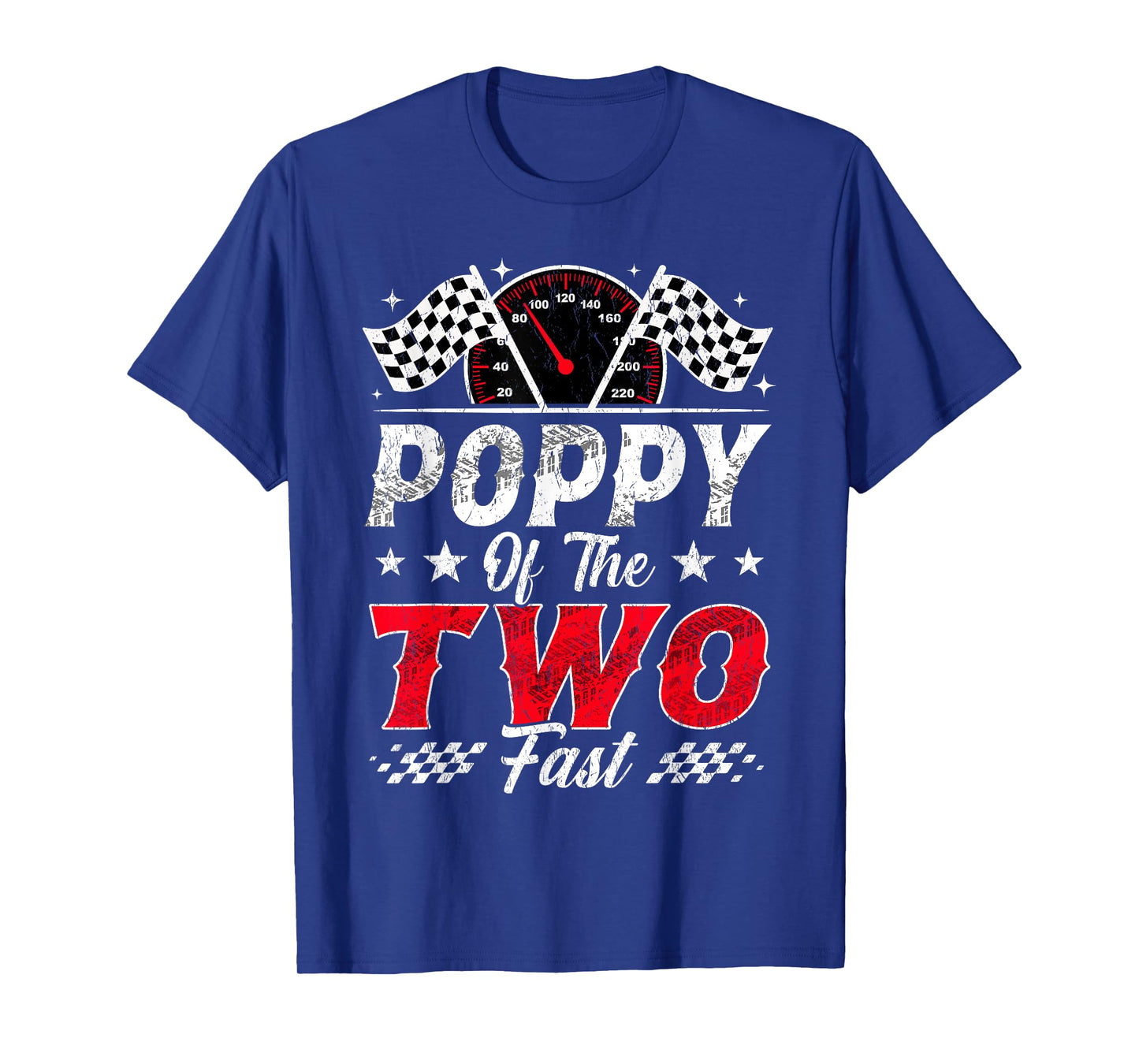 Poppy of The Two Fast 2nd Birthday Racing Car Family T-Shirt