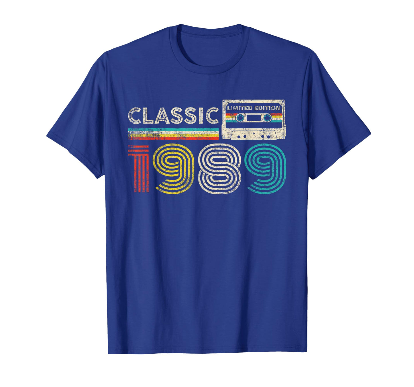 Classic 1989 Vintage 1989 Cassette Tape Men Women Birthday T-Shirt