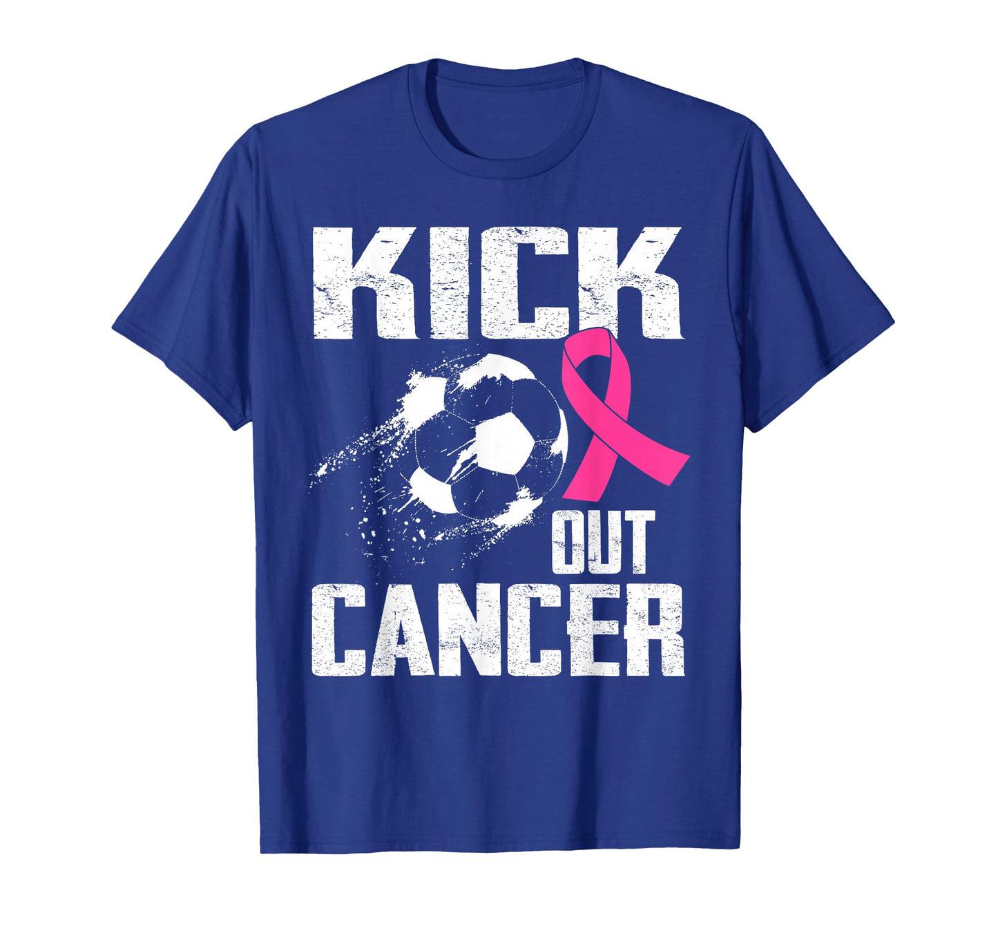 Breast Cancer Survivors Kick Out Cancer Soccer Ball Support T-Shirt