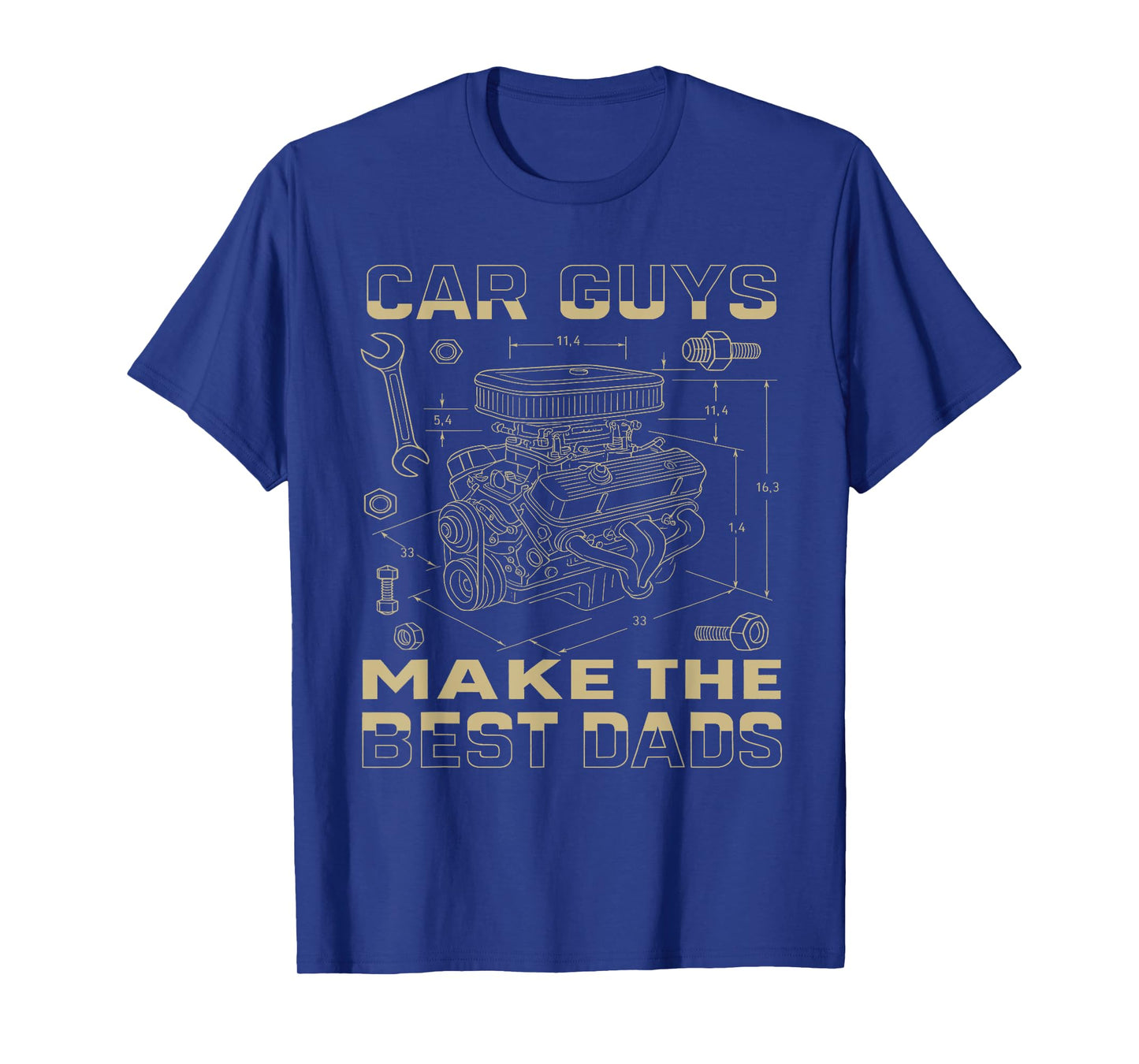 Car Guys Make The Best Dads, Funny Garage Mechanic dad T-Shirt
