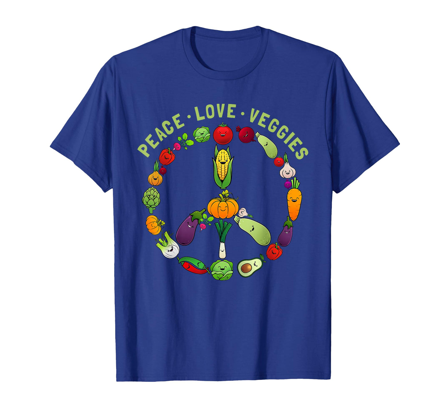 Funny Veggie Art For Women Men Vegan Food Vegetables Themed T-Shirt