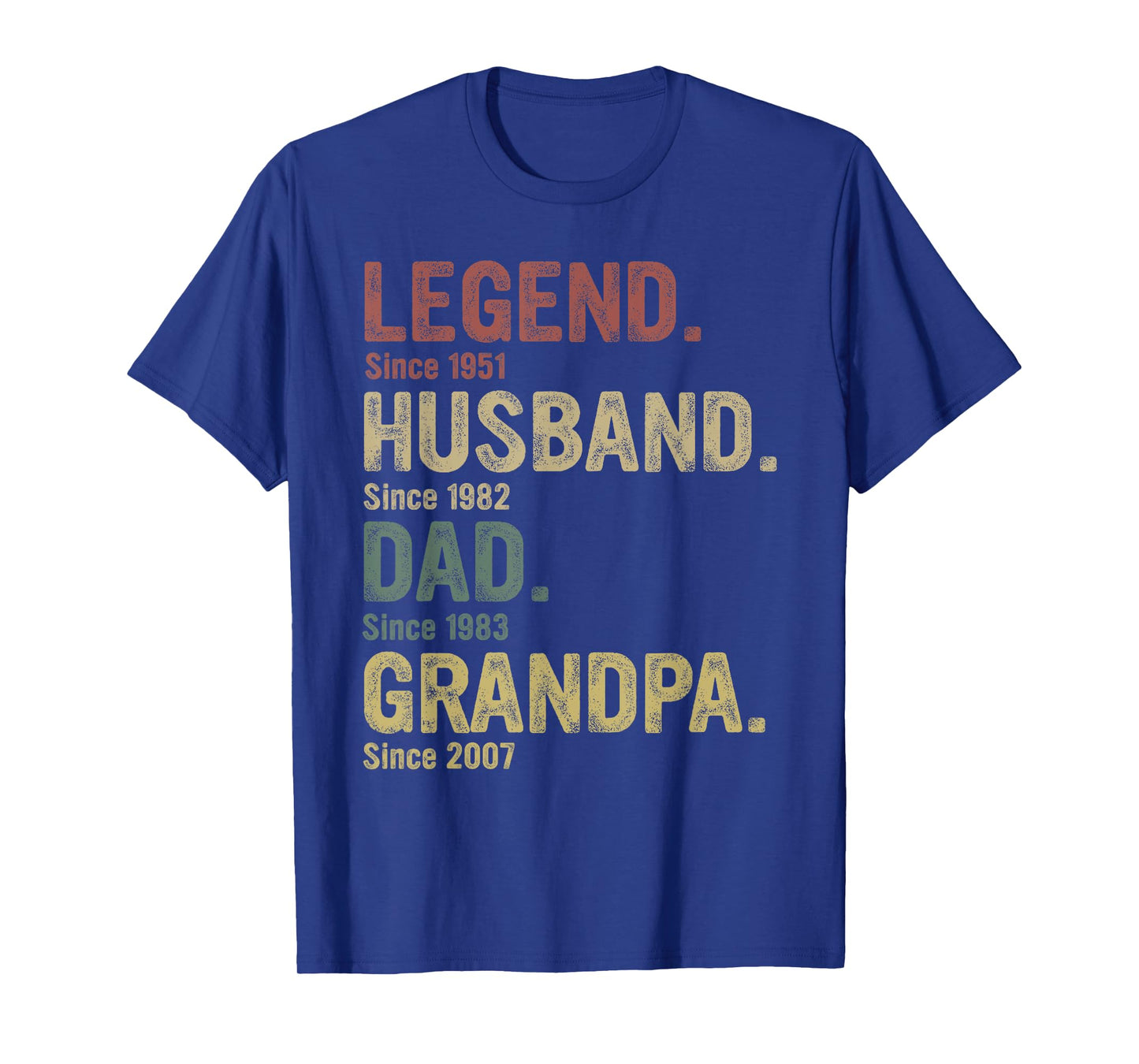 Legend Husband Dad Grandpa Since T-Shirt