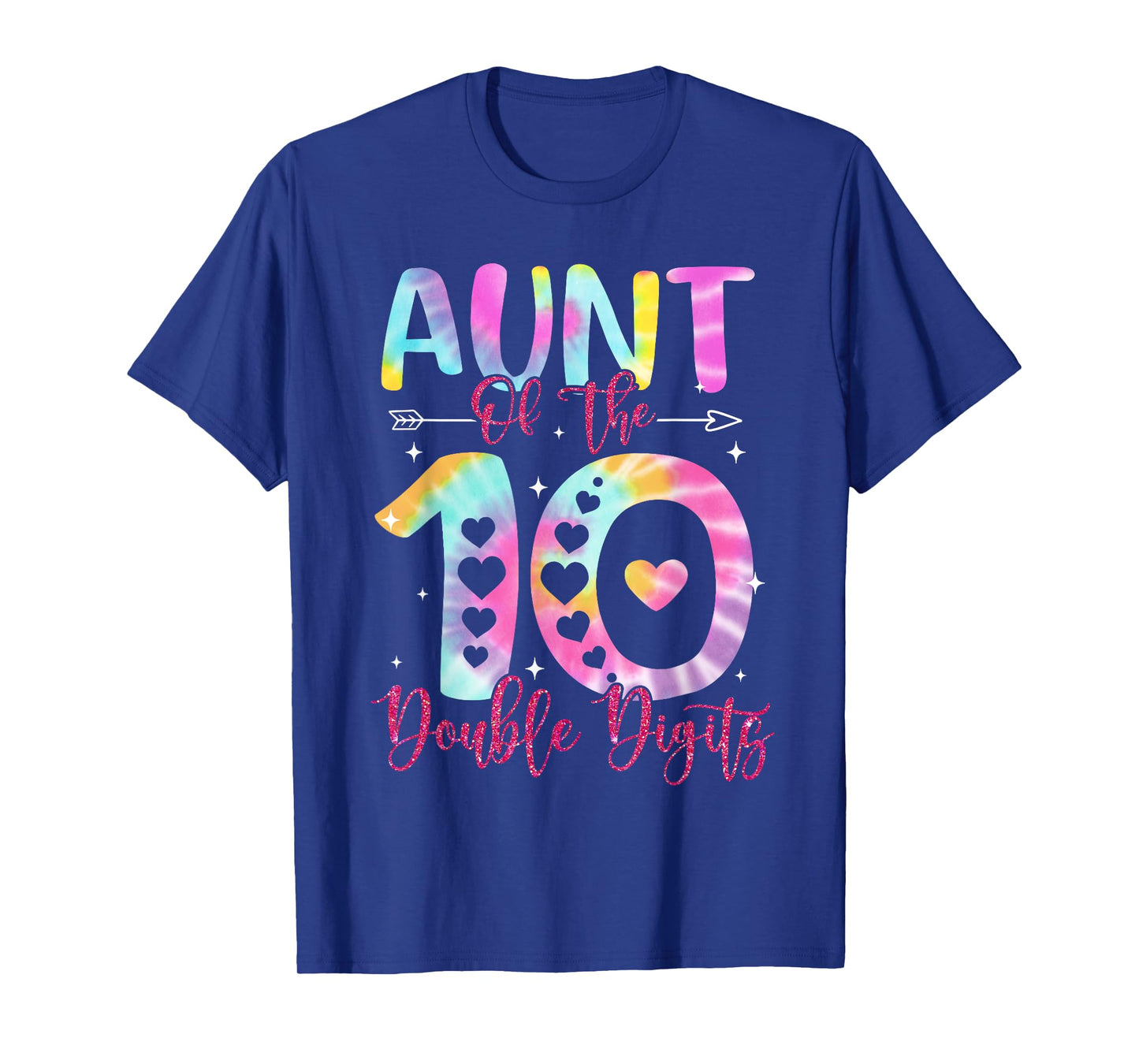 Aunt of The Birthday Girl Double Digits 10th Birthday T-Shirt