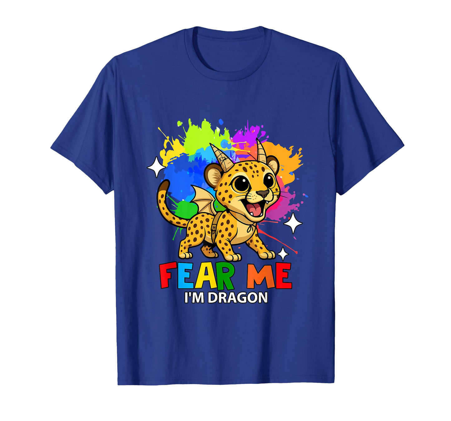 Funny Joke I'm Dragon Costume Cheetah Cosplay Dragon Lover T-Shirt