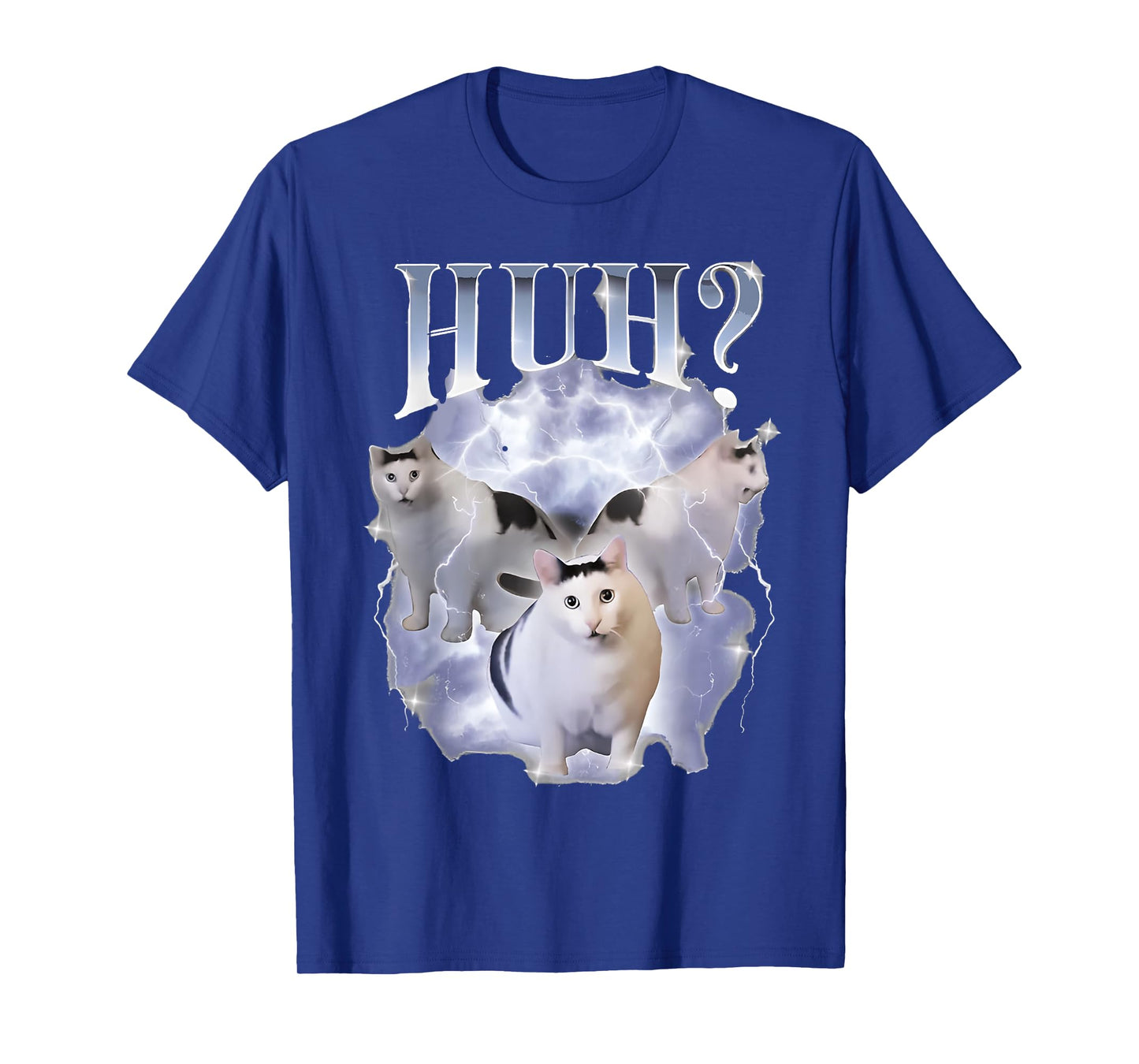 Huh Cat Chonky Meme Cat Lovers T-Shirt for Men Women