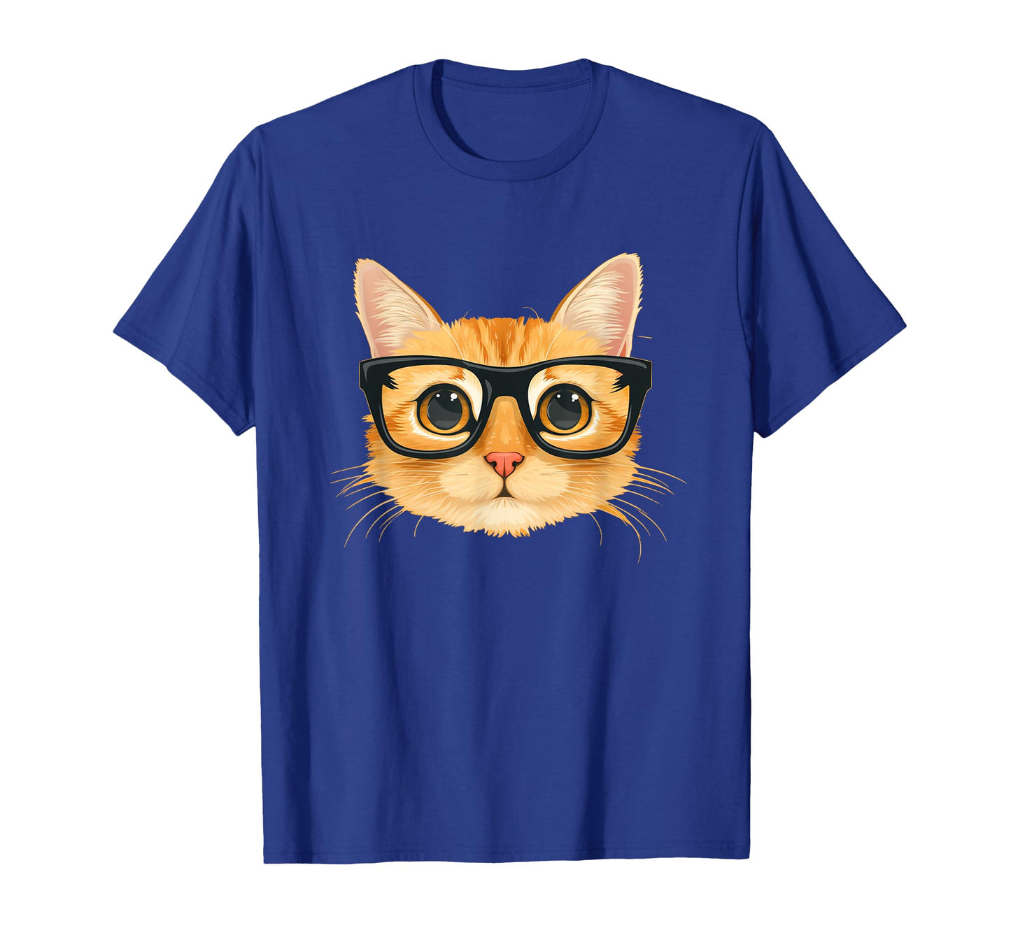 Cool cat head wearing spectacles costume for cats lovers Men Women Kids T-Shirt