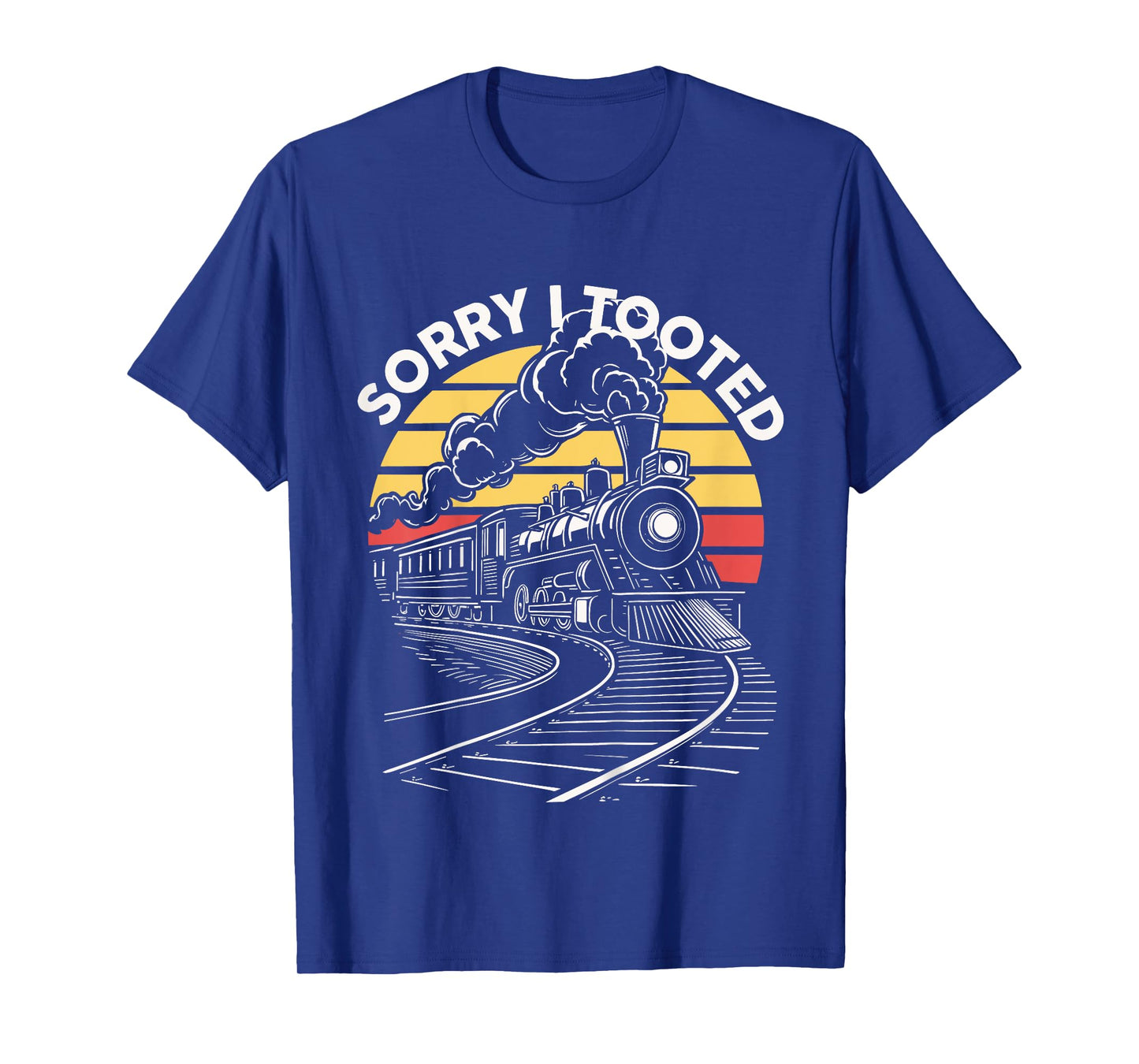 Kids Toddler Sorry I Tooted Train Locomotive Railroad Kids Boys T-Shirt