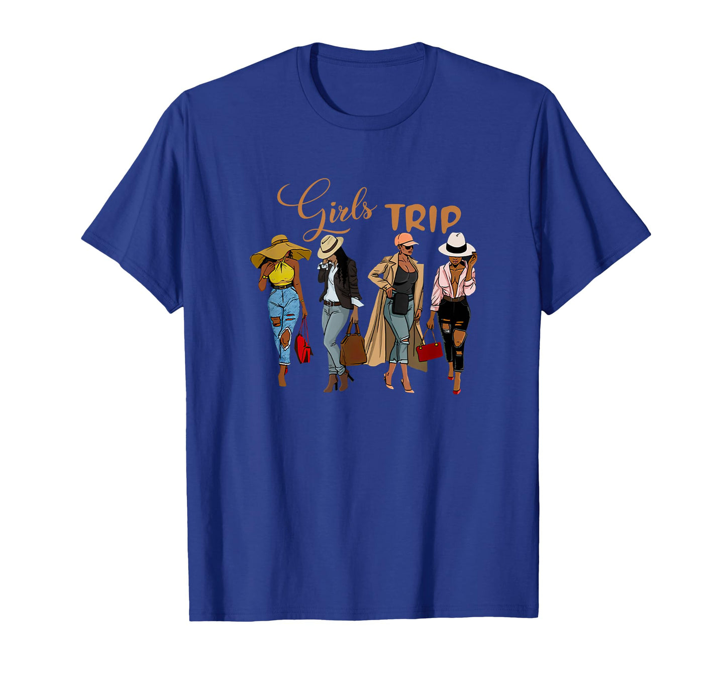 Girls Trip Black Women Queen-Melanin African American Pride T-Shirt