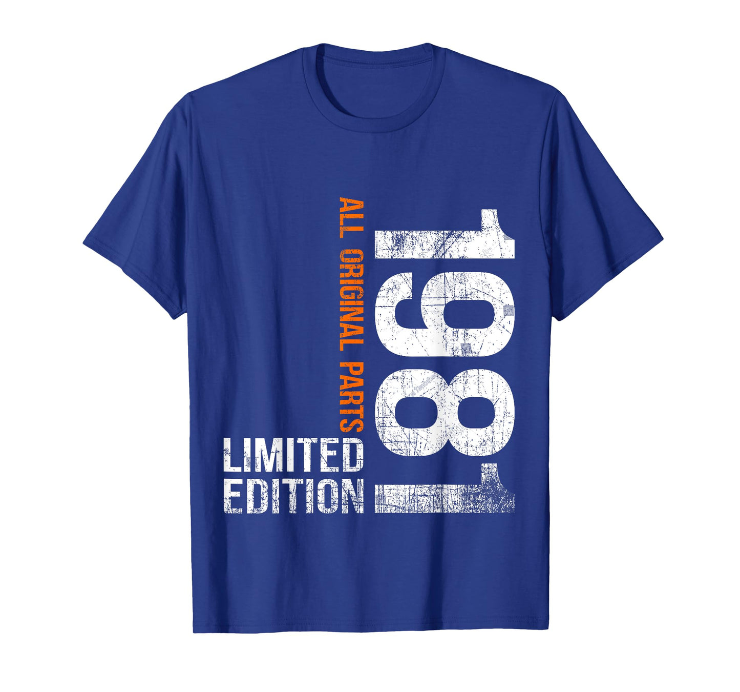 Vintage 1981 44th Birthday Gifts Men Women 44 Years Old T-Shirt