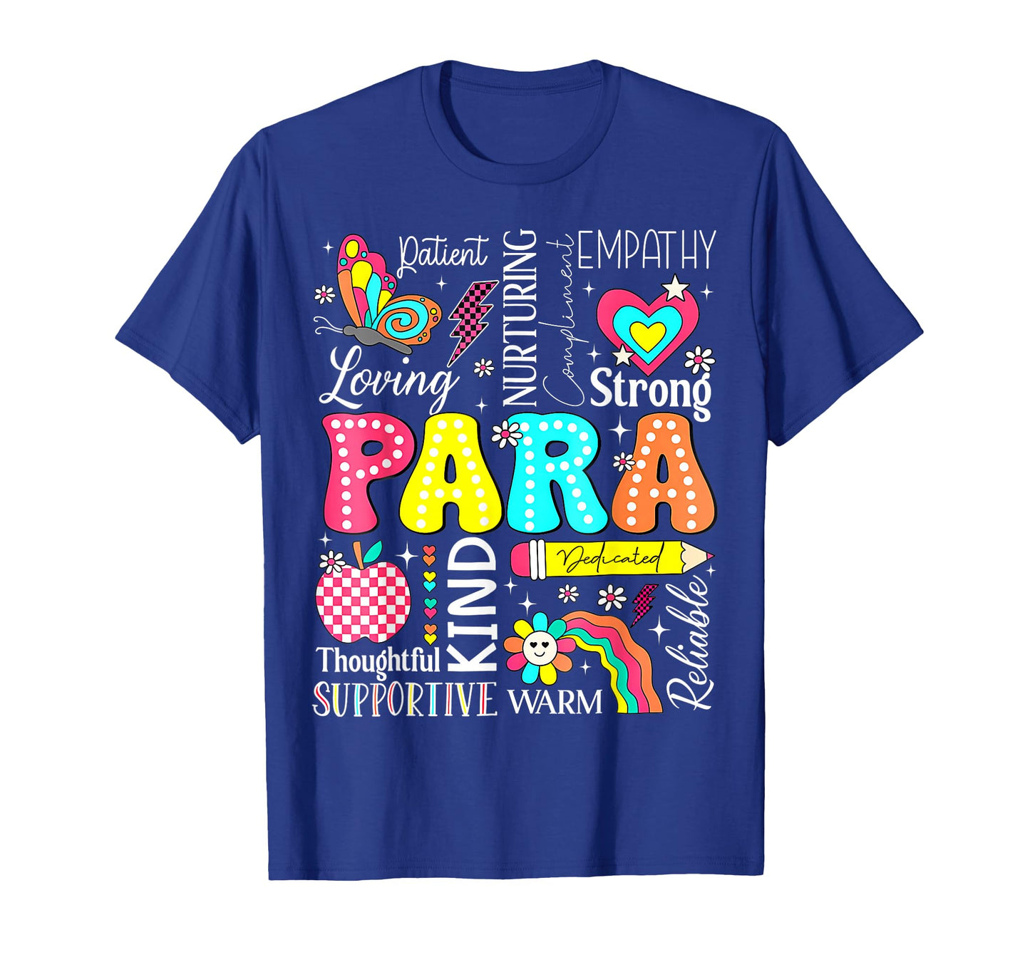 Para Paraprofessional Paraeducator First Day Back To School T-Shirt