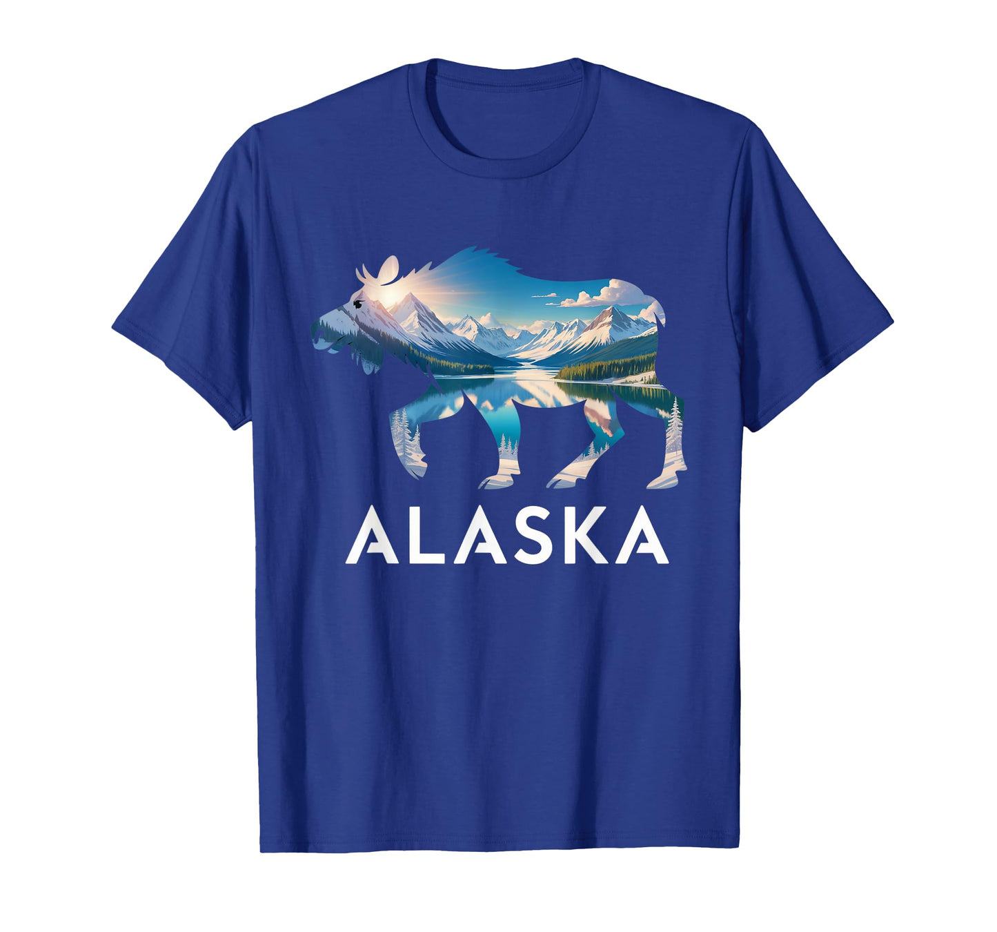 Alaska Moose Costume Alaska Souvenirs Moose Animal Alaska T-Shirt