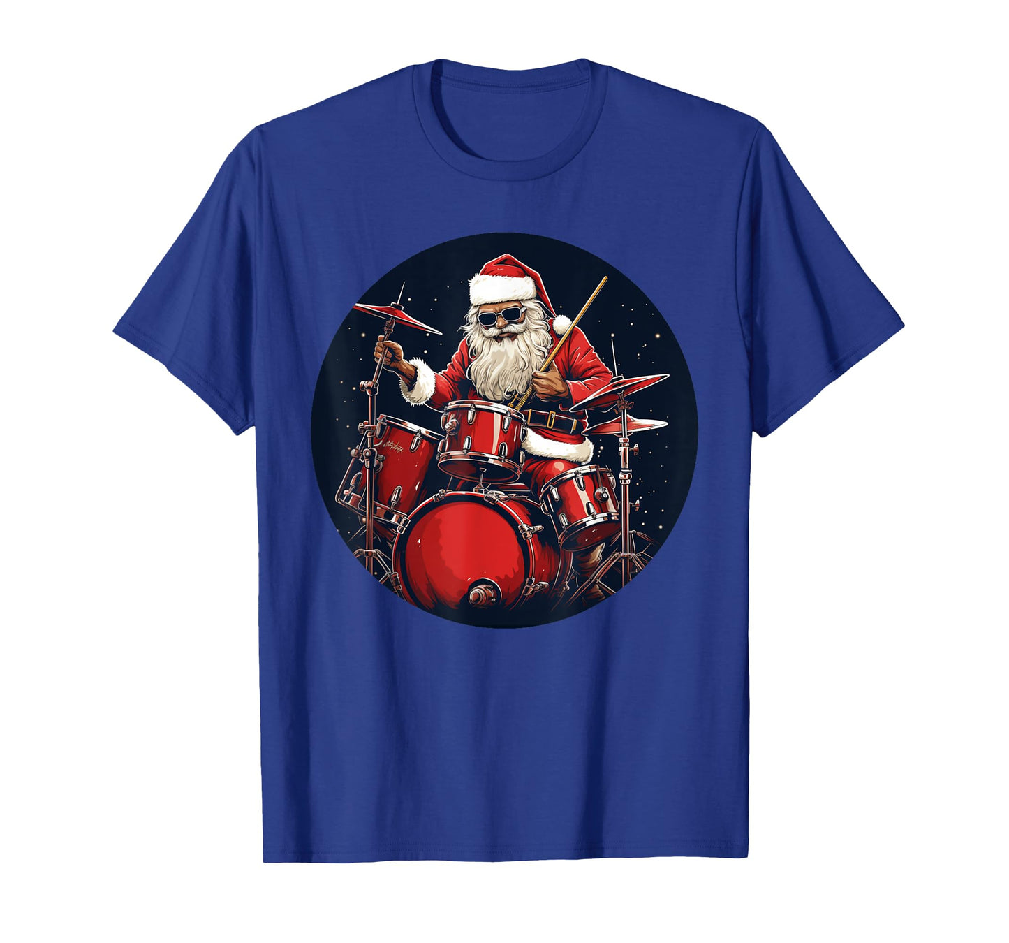 Rock'n Roll Santa Claus for Drummer Boys and Girls T-Shirt