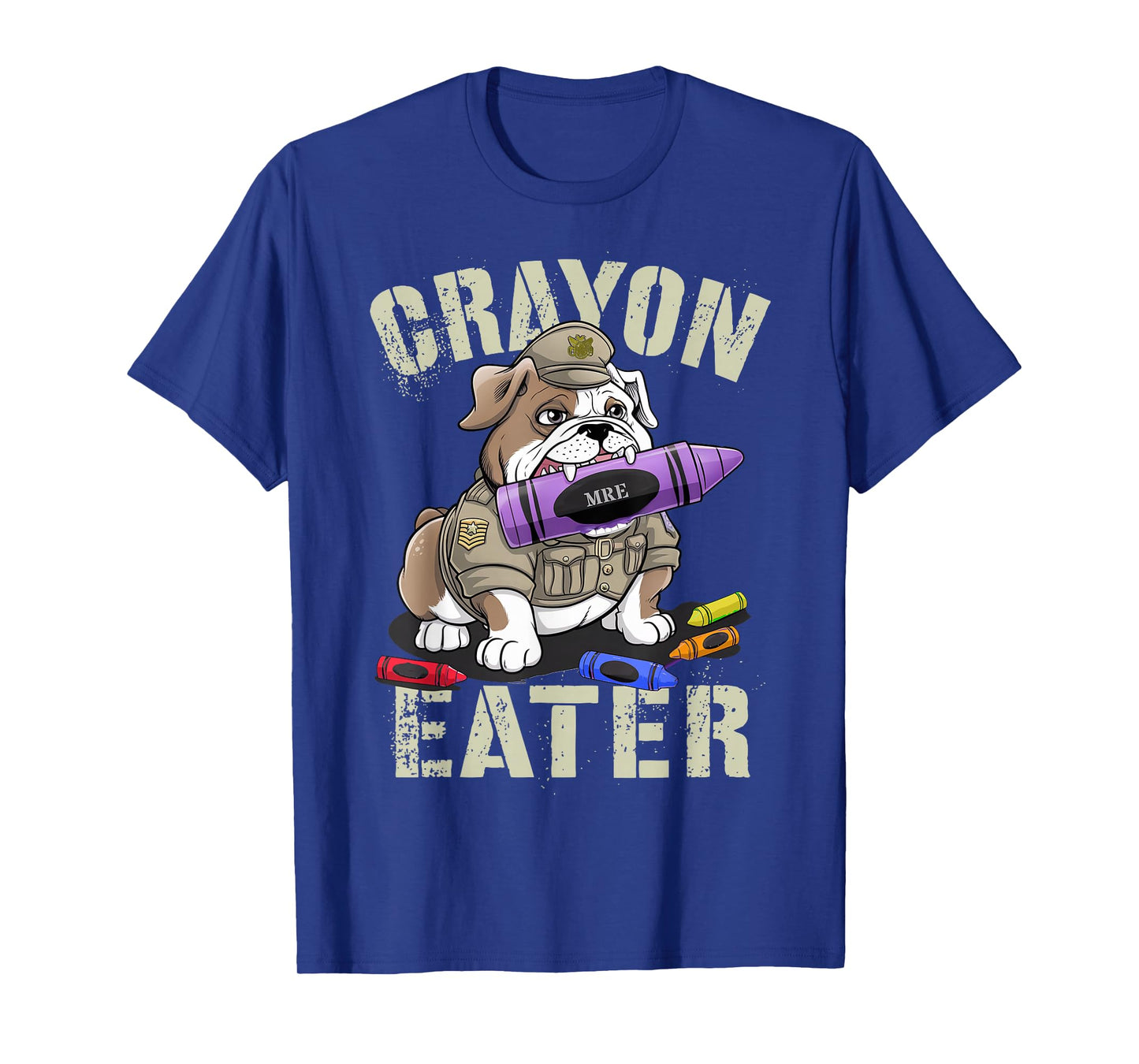 Funny CRAYON EATER Military Corps Proud Grunt Soldier Family T-Shirt