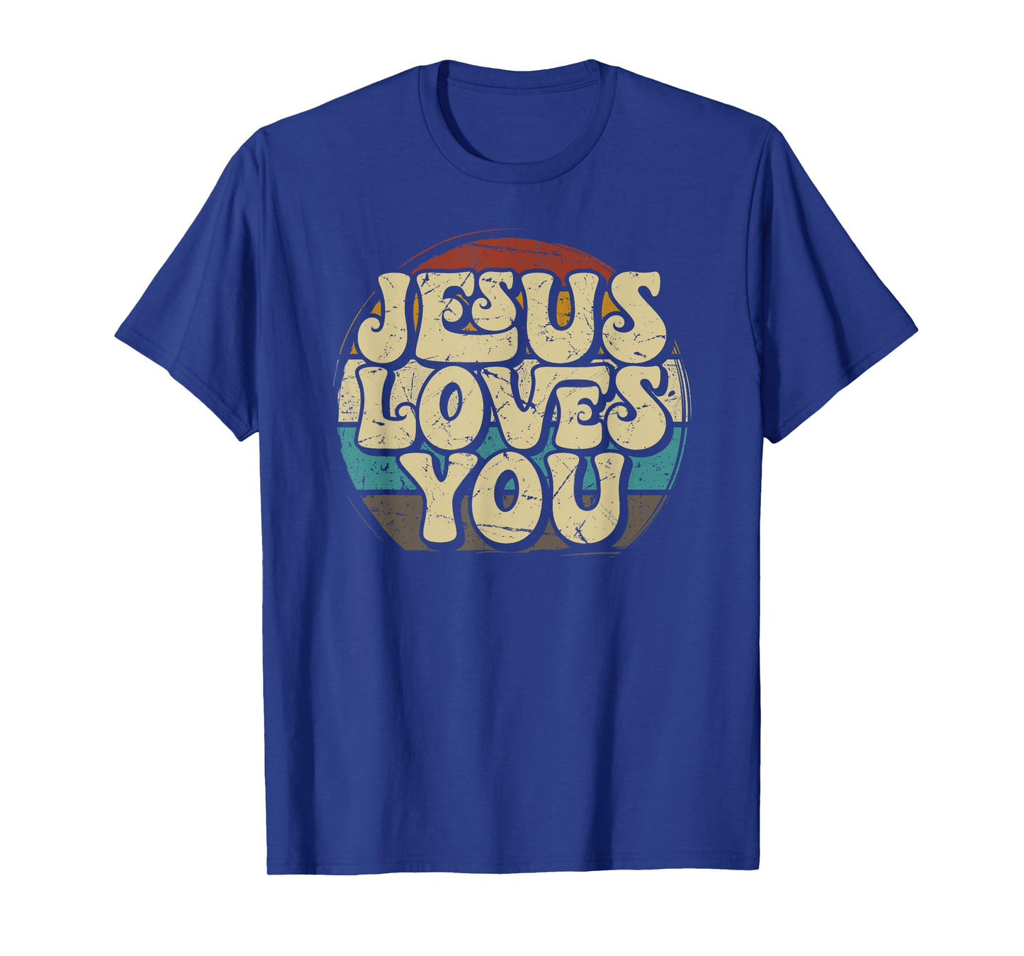 Jesus Loves You Retro Vintage Style Graphic Men Womens T-Shirt