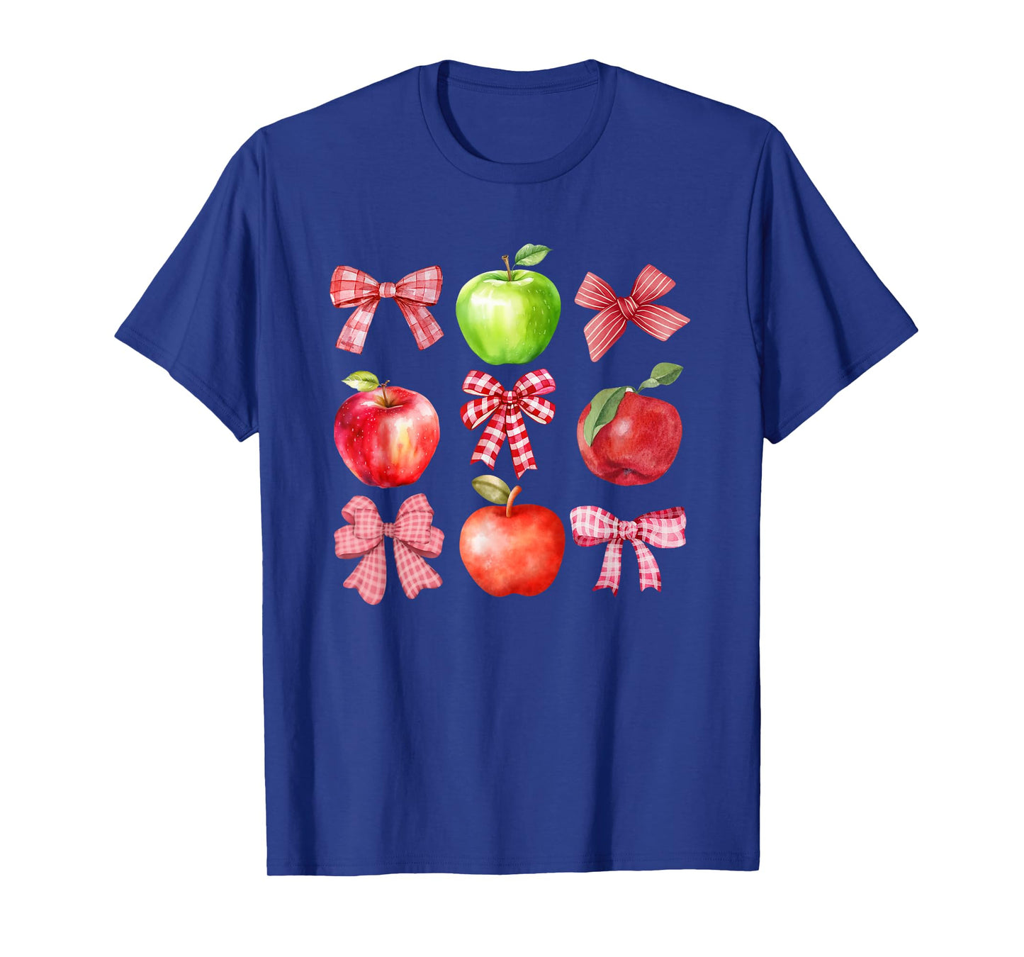 Coquette Apple Picking Crew Apple Picking Season Red Bows T-Shirt