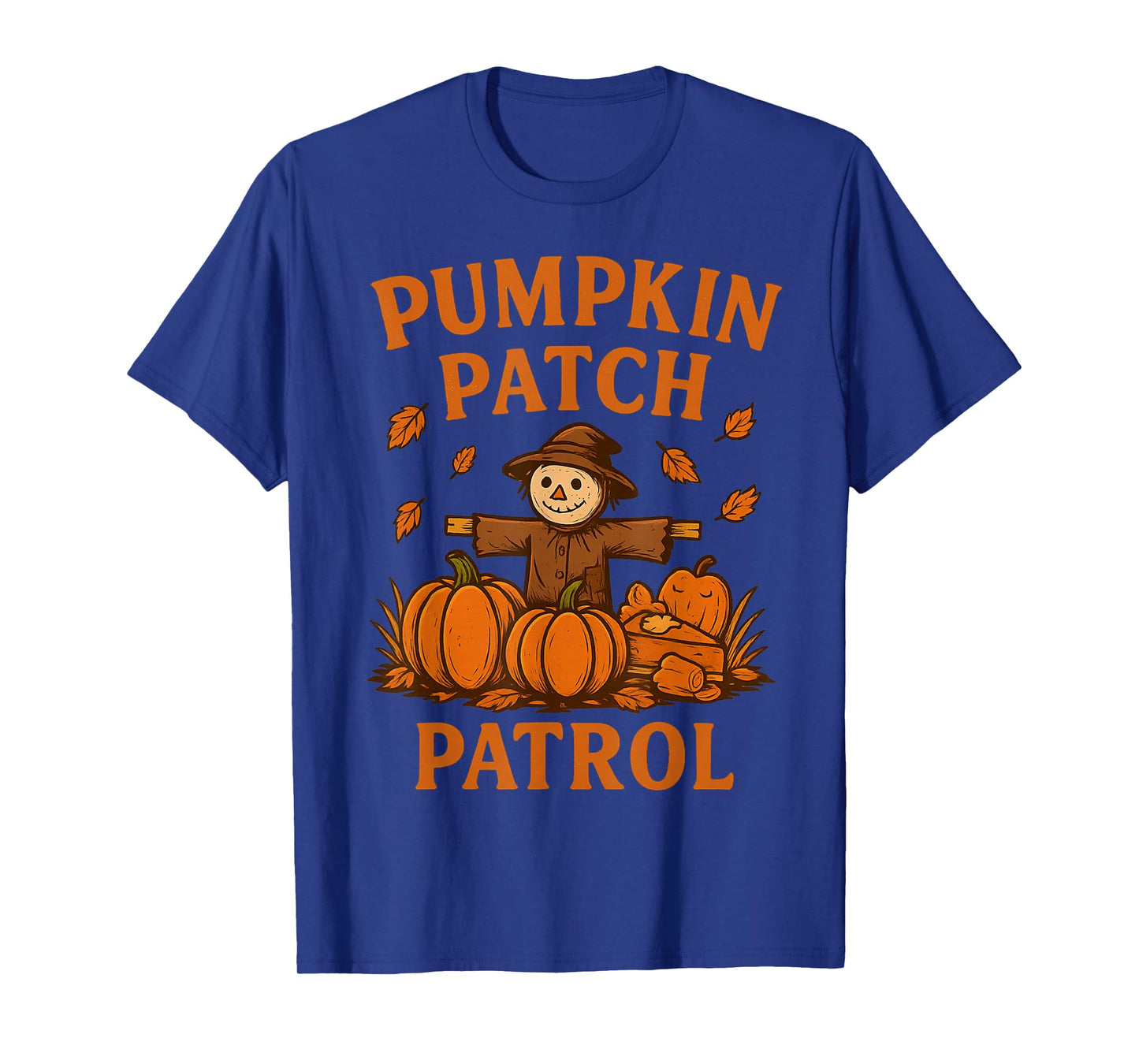 Scarecrow Pumpkin Patch Patrol Farm Harvest Autumn Outfit T-Shirt