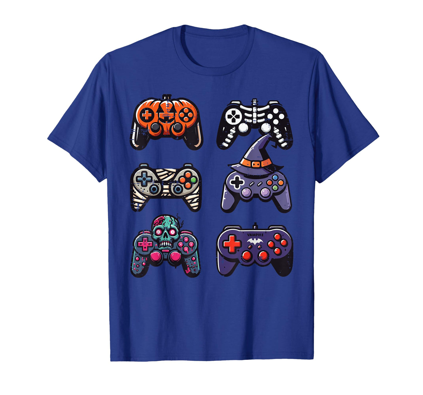 Halloween Gaming Controller Gamer Costume Men Boys Kids Teen T-Shirt