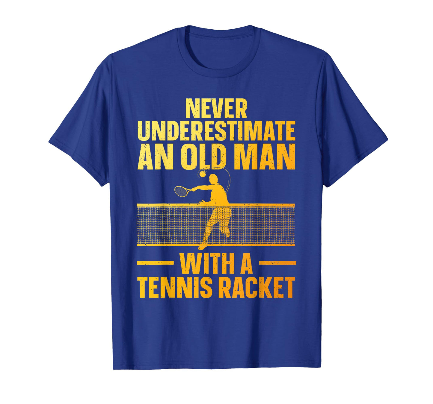 Best Tennis Art For Men Grandpa Tennis Lover Tennis Player T-Shirt