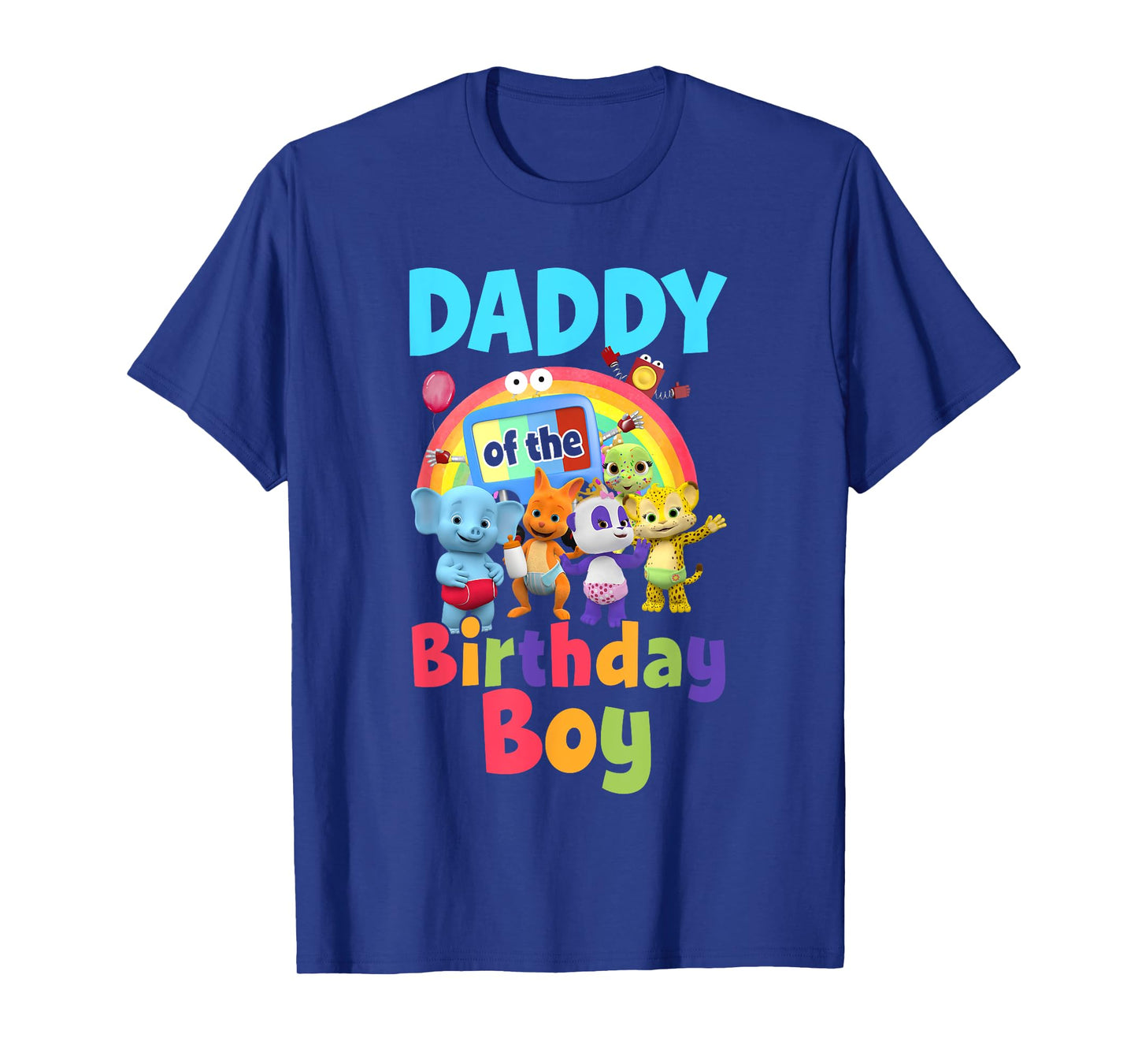 Dad And Mom Daddy Of The Birthday Boy Family Party Decor T-Shirt