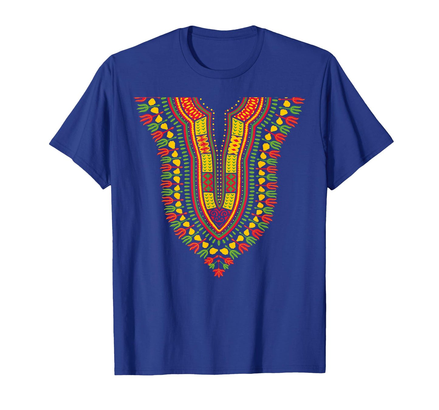 Traditional Tribal Dashiki Pride Attire Kente African Print T-Shirt