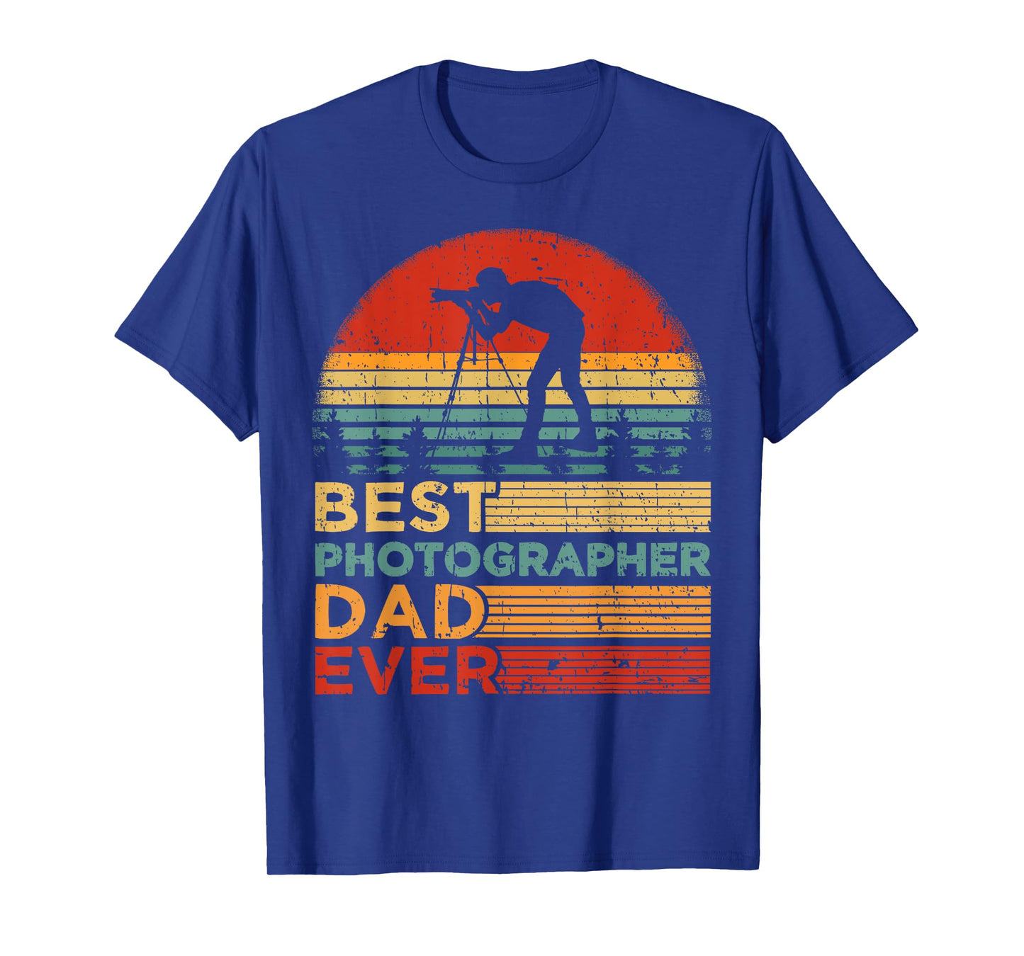 Best Photographer Dad Ever Vintage Photographer Father's Day T-Shirt