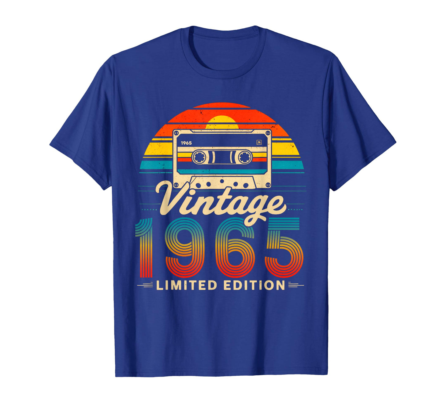60 Years Old Gifts Vintage Born In 1965 Retro 60th Birthday T-Shirt