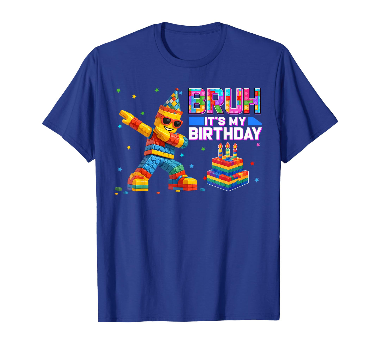 Bruh Its My Birthday Boy Family Matching Party Decor T-Shirt