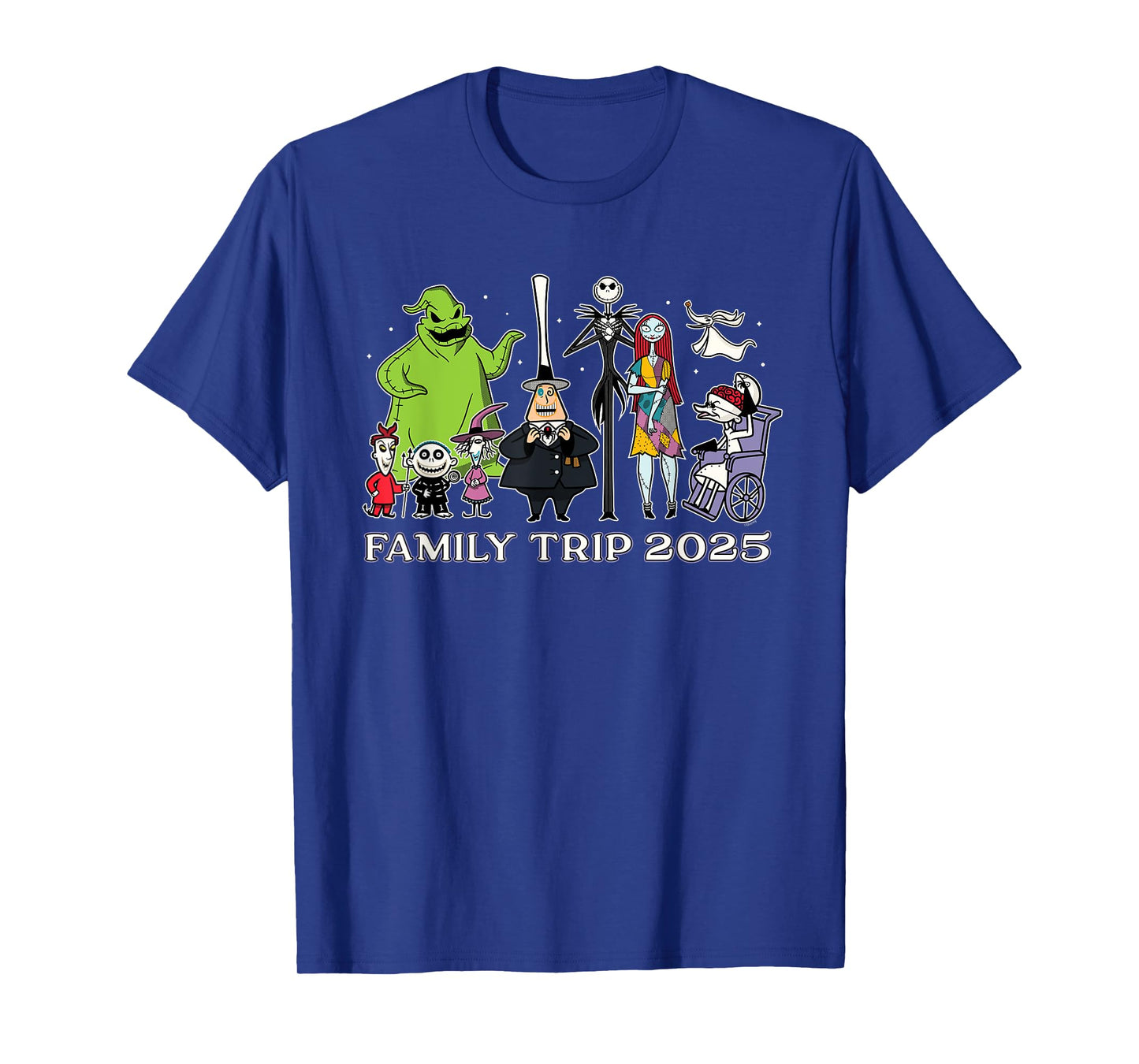 Disney The Nightmare Before Christmas Stars Family Trip 2025 T-Shirt