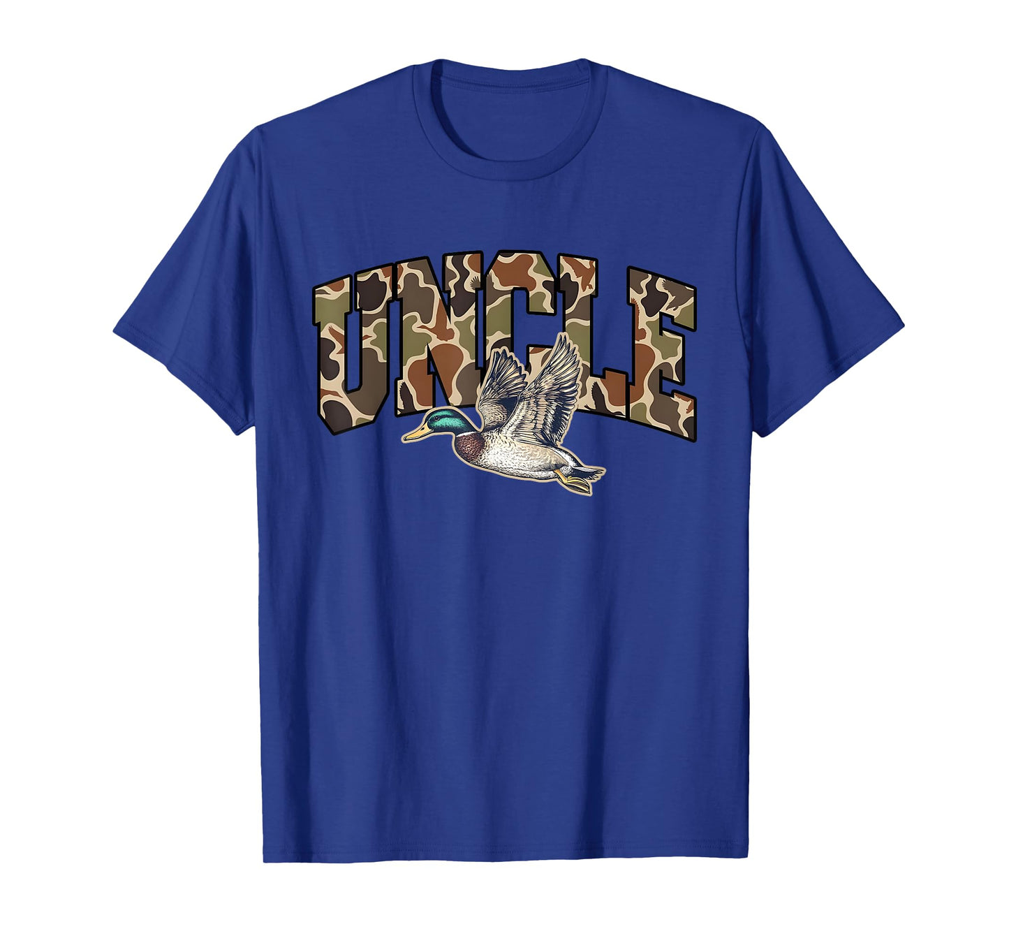 Retro Camo Duck Hunting Uncle Old Camo Uncle Gift T-Shirt