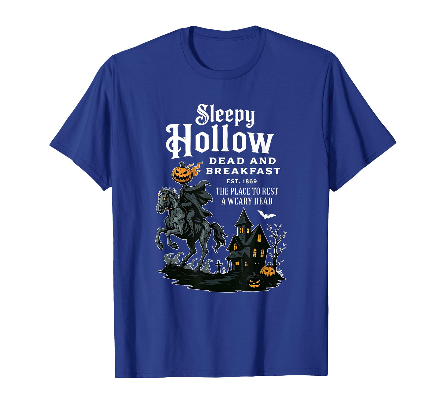 Sleepy Hollow Dead and Breakfast Est 1869, Vintage Halloween T-Shirt