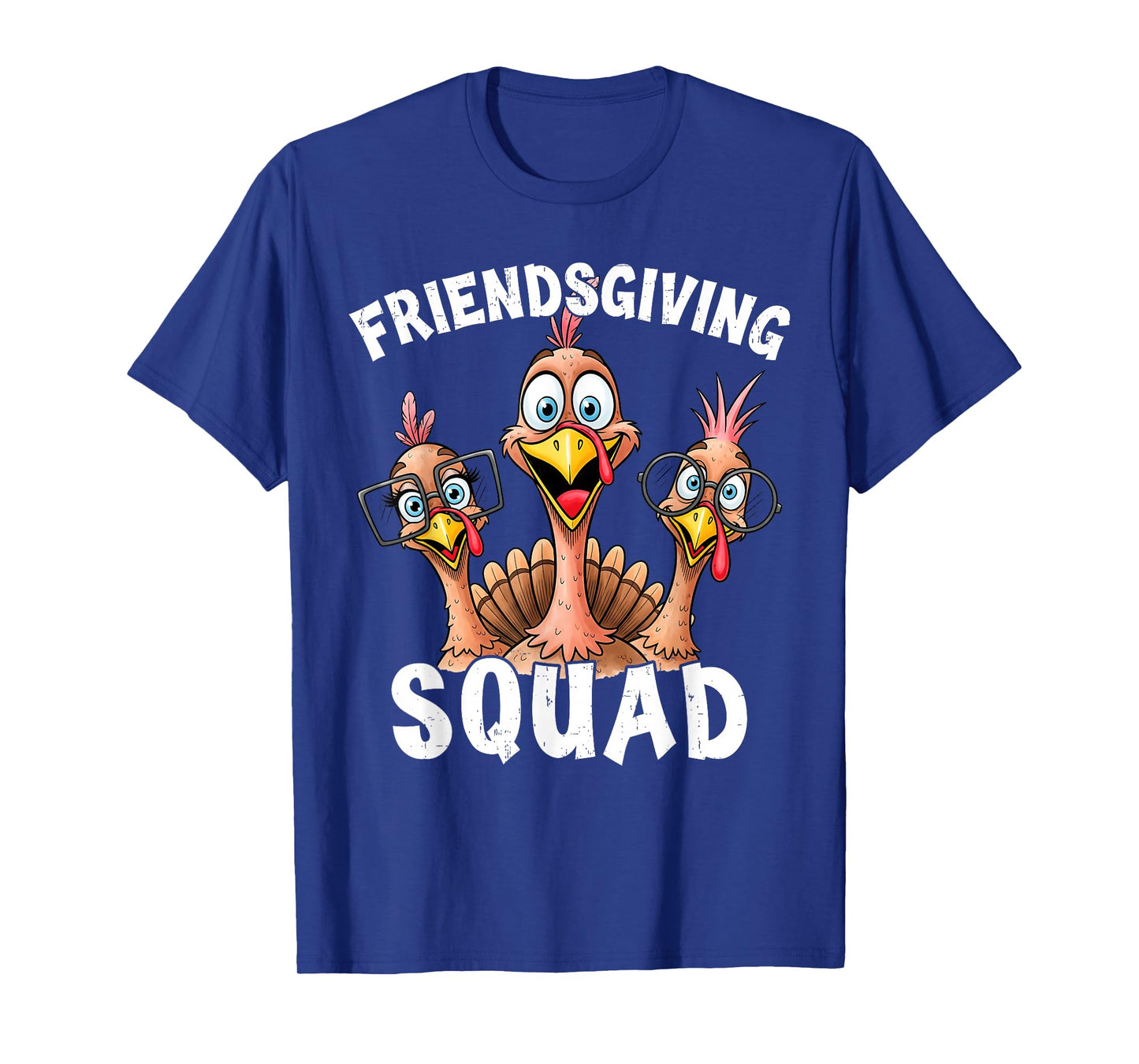 Funny Friendsgiving Turkey Trot Squad Matching Thanksgiving T-Shirt