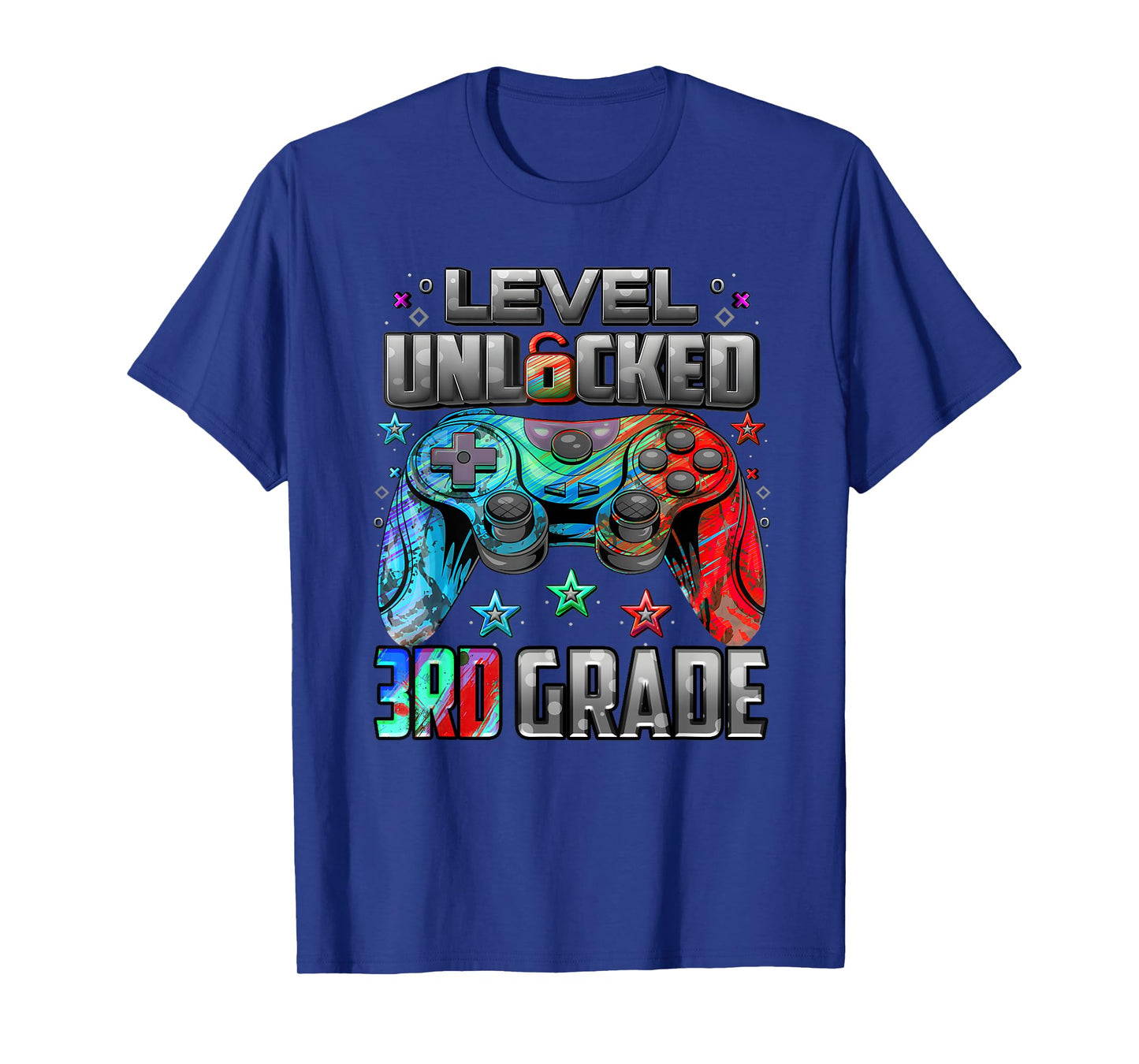 First Day Of 3rd Grade Level Unlocked Game Back To School T-Shirt