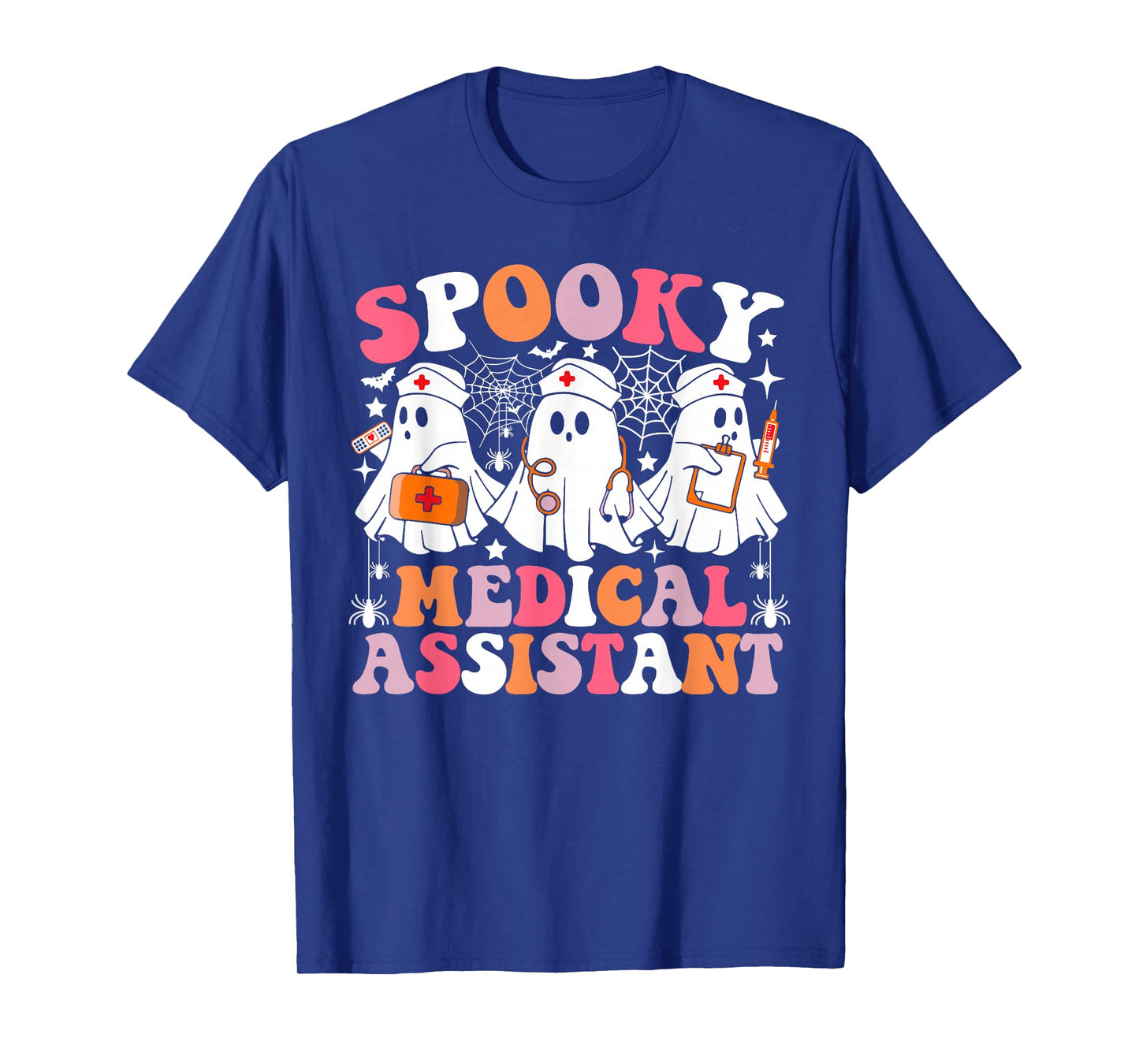 Spooky Medical Assistant Funny Ghost Halloween Costume T-Shirt