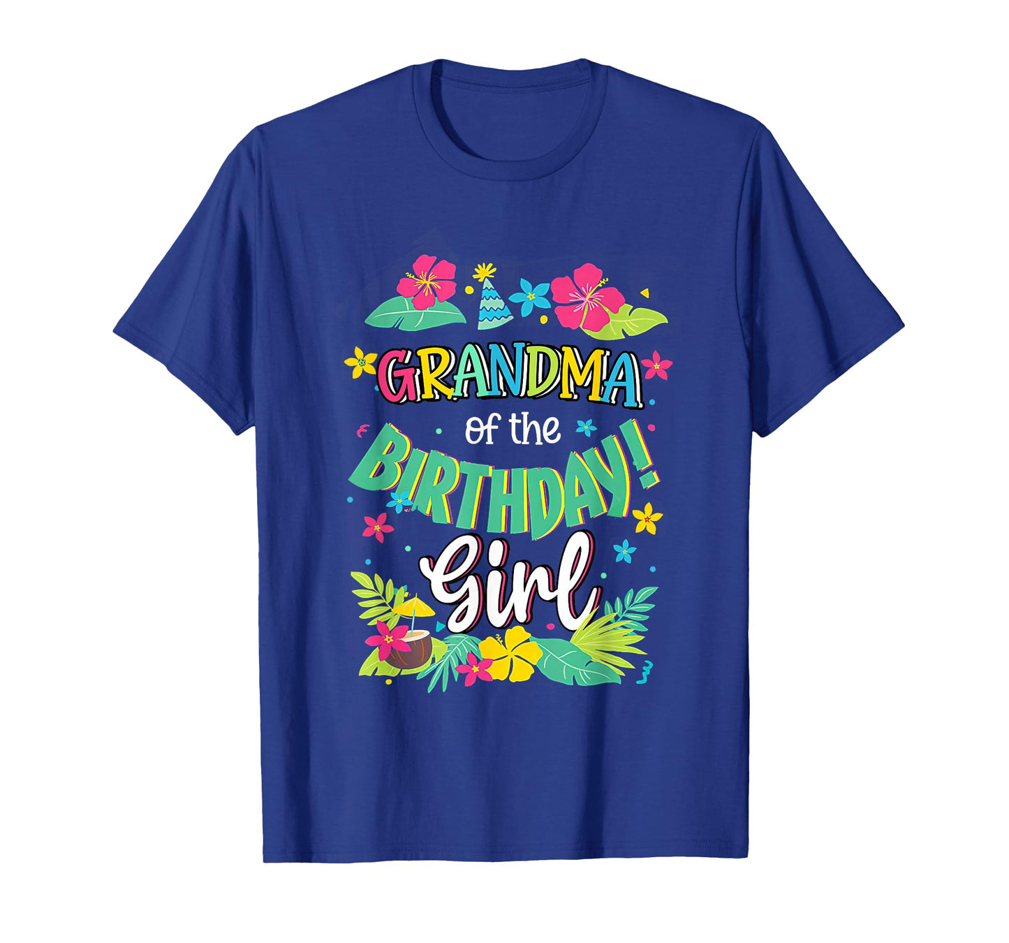 Grandma of the Birthday Girl shirt Aloha Hawaii Party 1st T-Shirt