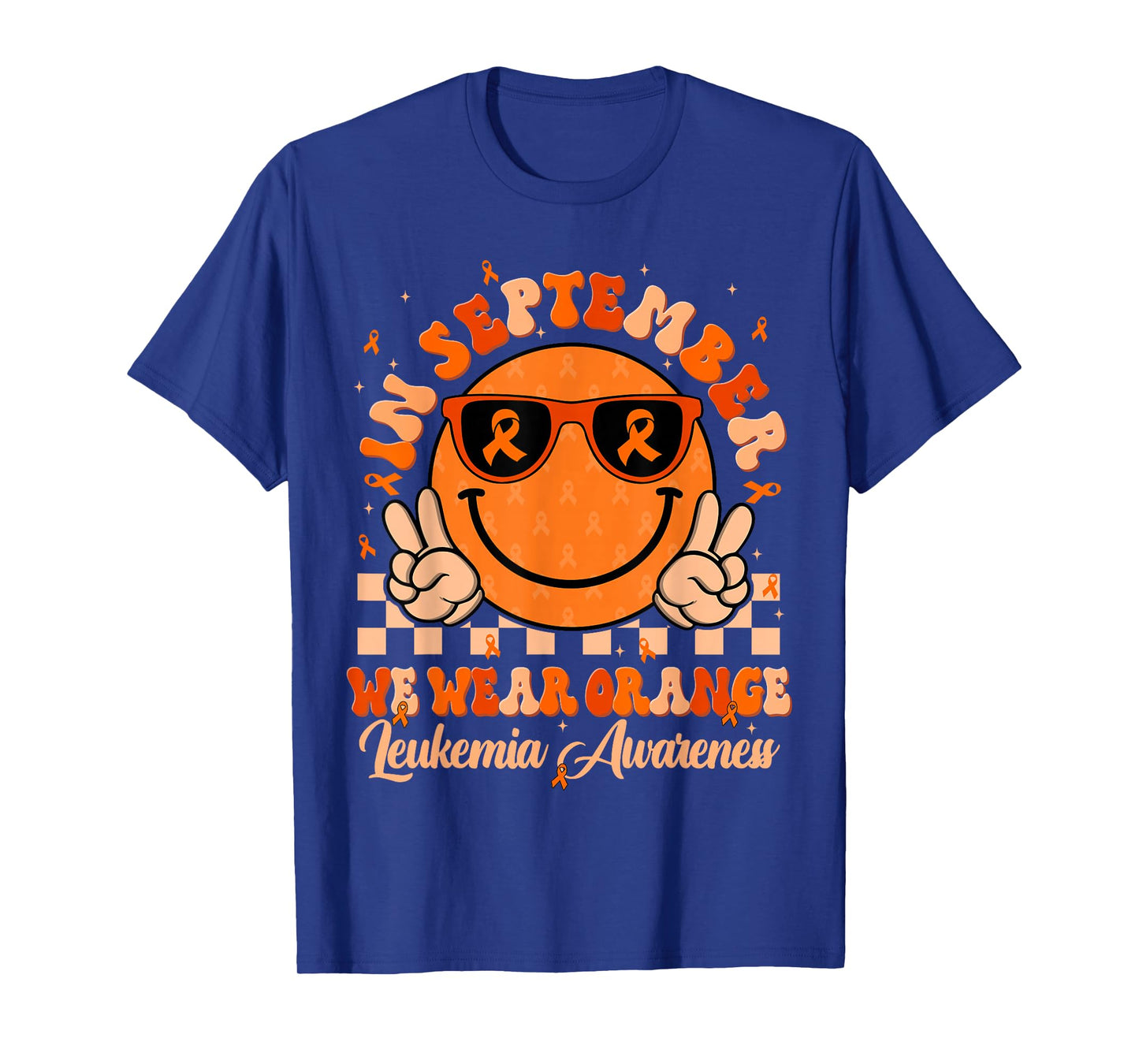 September Wear Orange Leukemia Awareness Men Women Kid T-Shirt