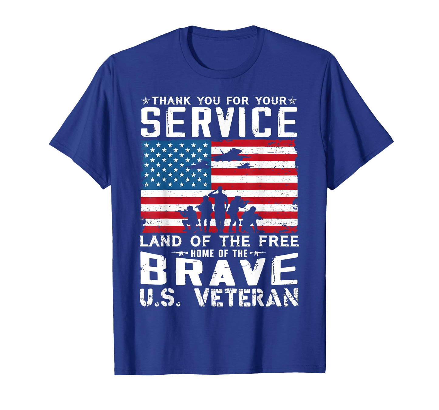 Home Of The Free Because Of The Brave Veteran T-Shirt