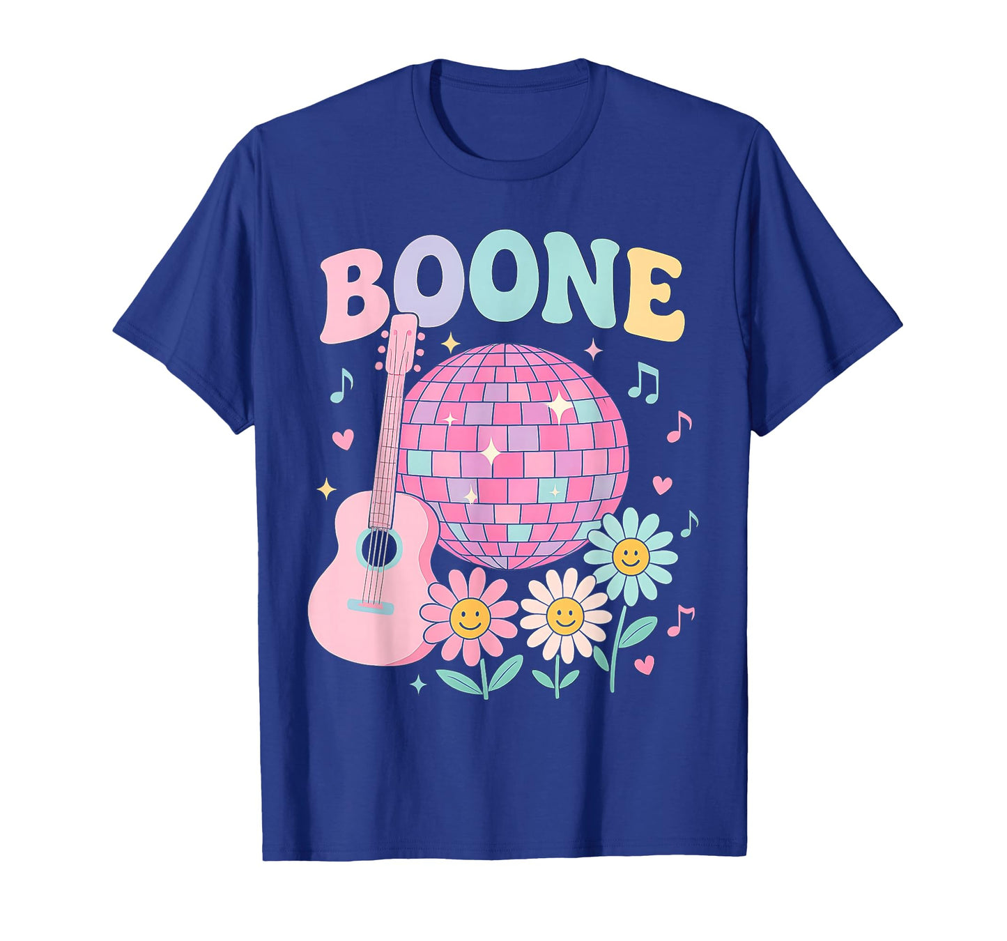 Boone Family Name I Love Boone Personalized Vintage T-Shirt