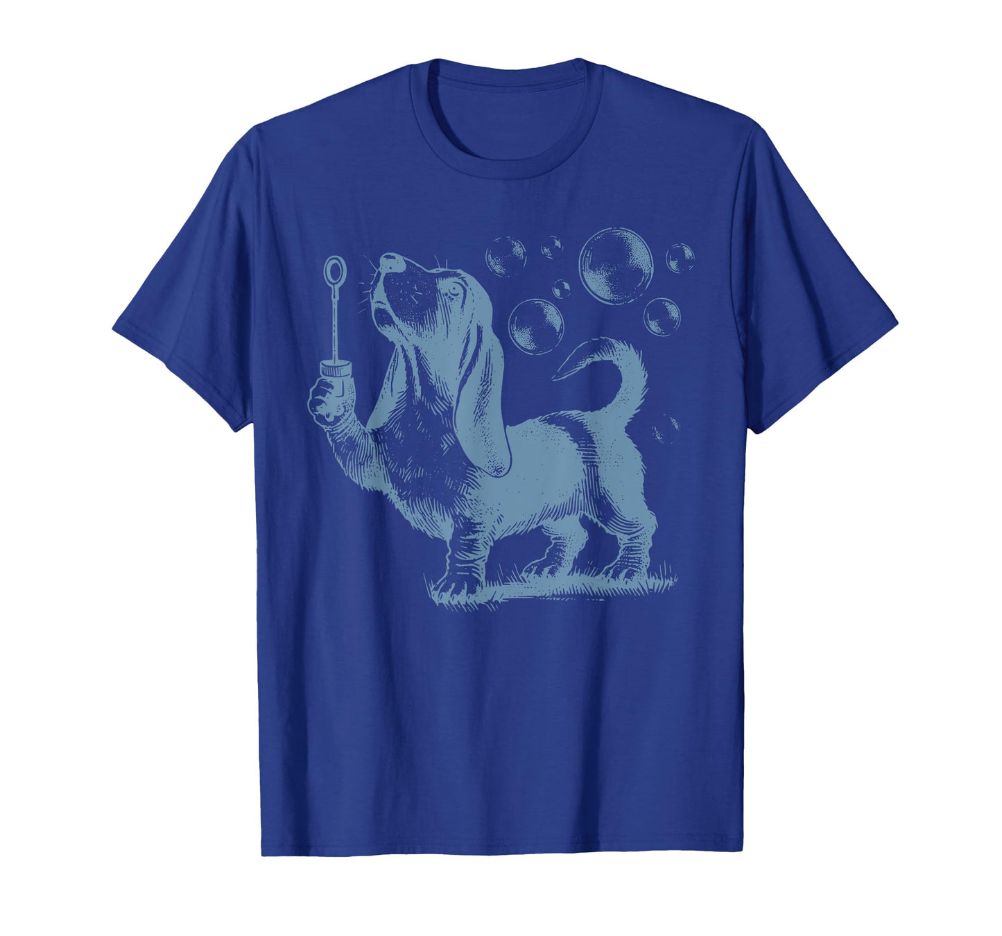 Vintage Dog Basset Hound Bubble Gum Graphic Owner Dog Mom Men Women Kids T-Shirt