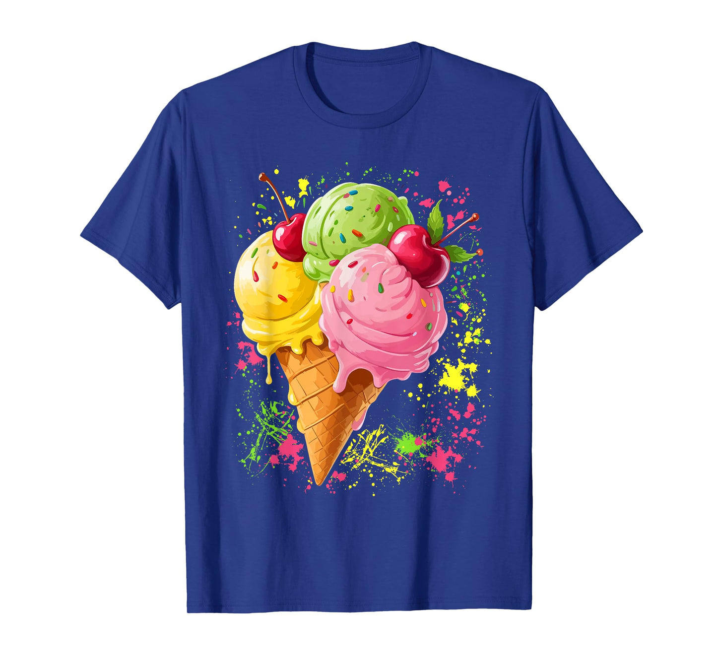 Ice Cream for Girls & Women - Ice Cream Cone T-Shirt