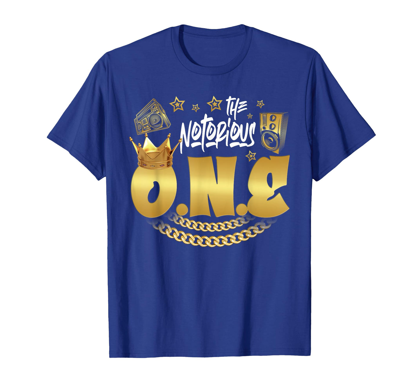 The Notorious One Old School Hip Hop Funny 1st Birthday T-Shirt