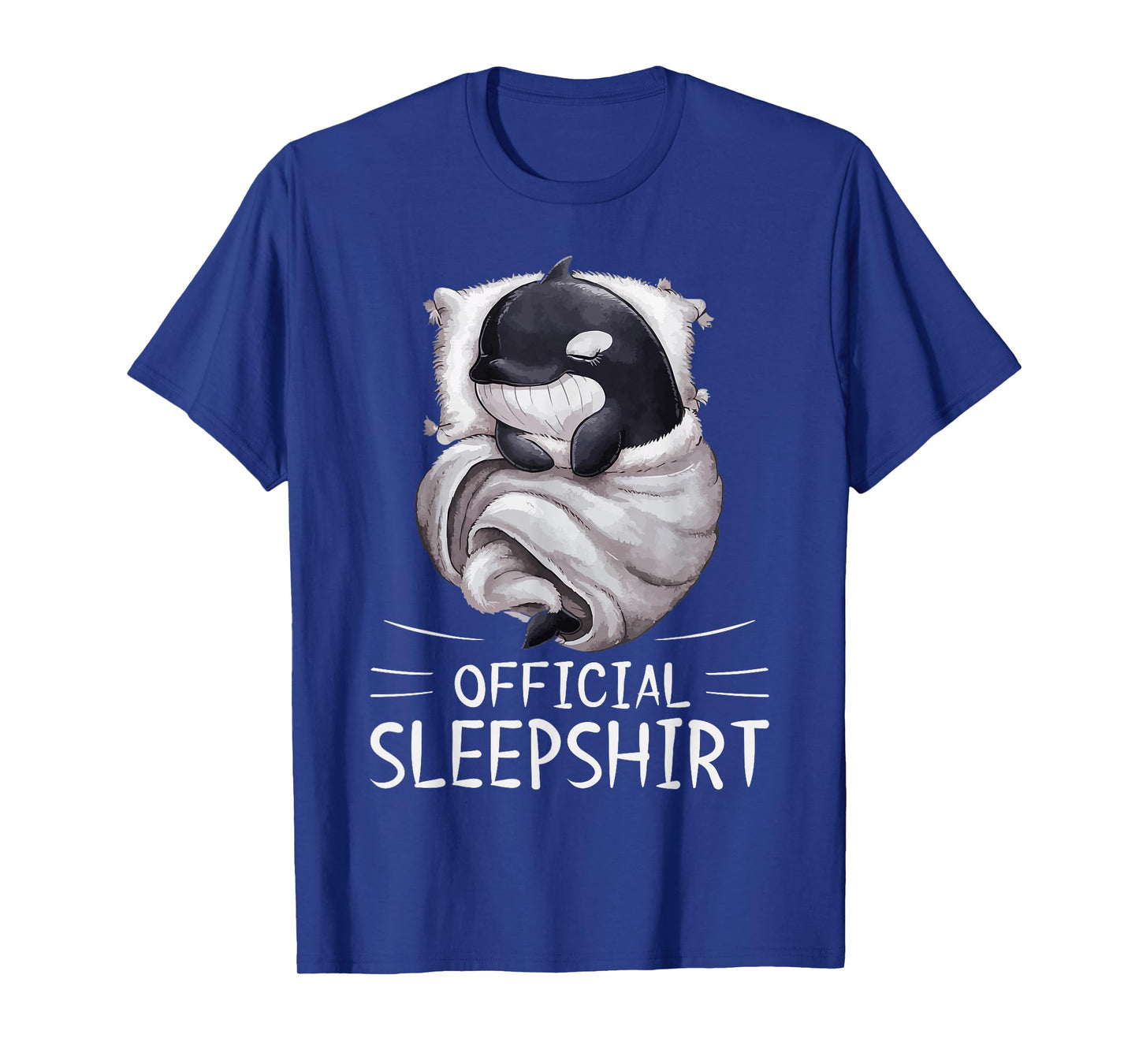 Orca Whale Animal Official Sleepshirt Pajamas Nightgown T-Shirt