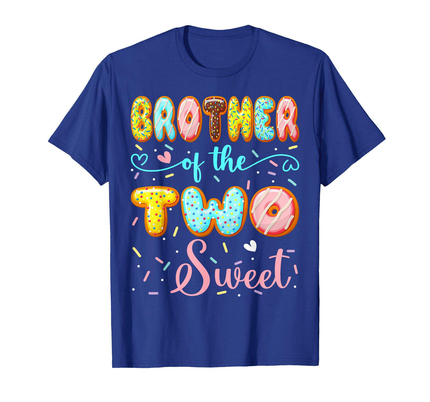 Brother Of The Two Sweet 2Nd Birthday Girl Donut Party T-Shirt