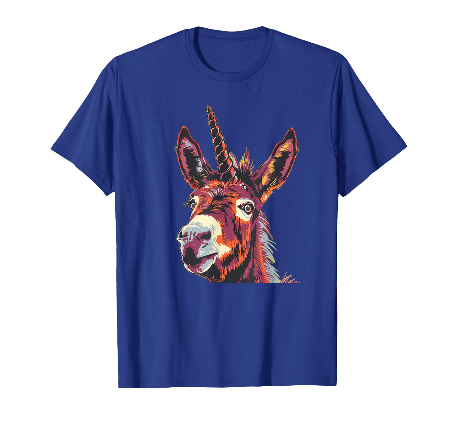 Funny Unicorn Face for Donkey and Horses Lovers T-Shirt