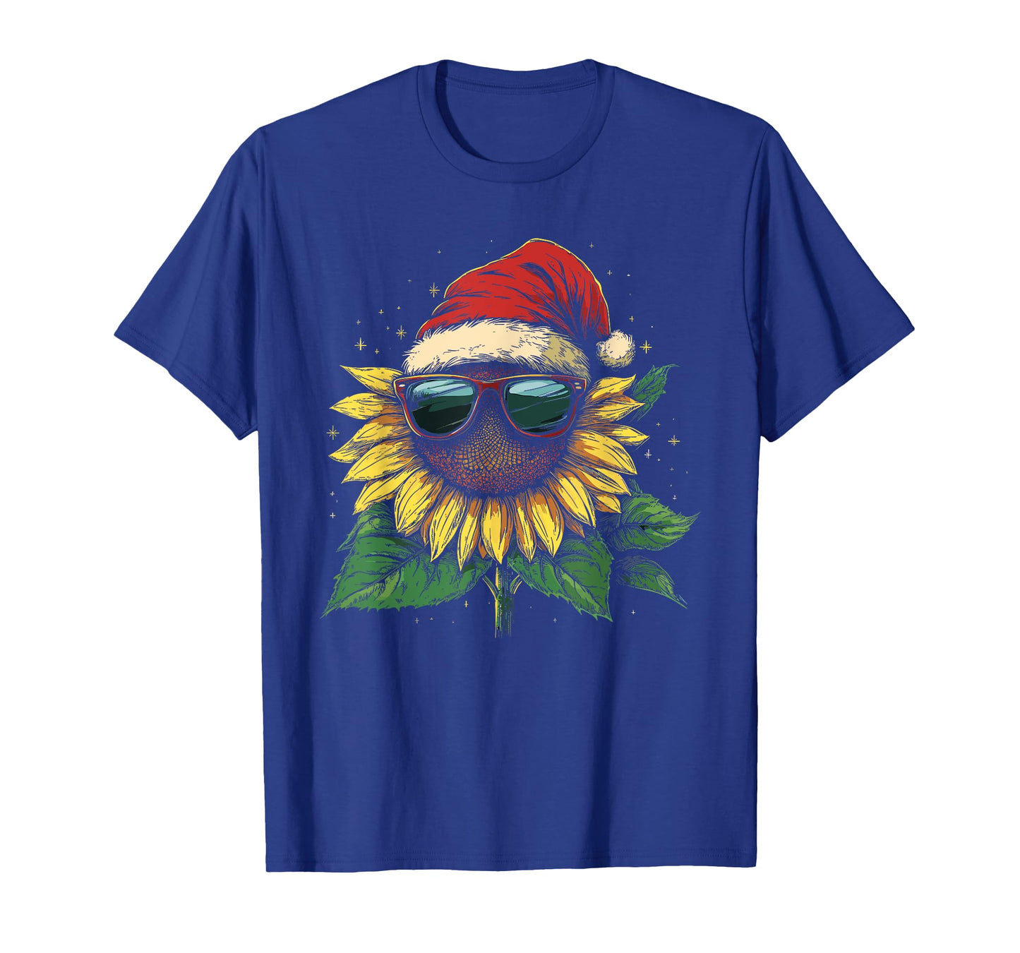 Sunflower Christmas Flower Xmas For Men Women Kids T-Shirt