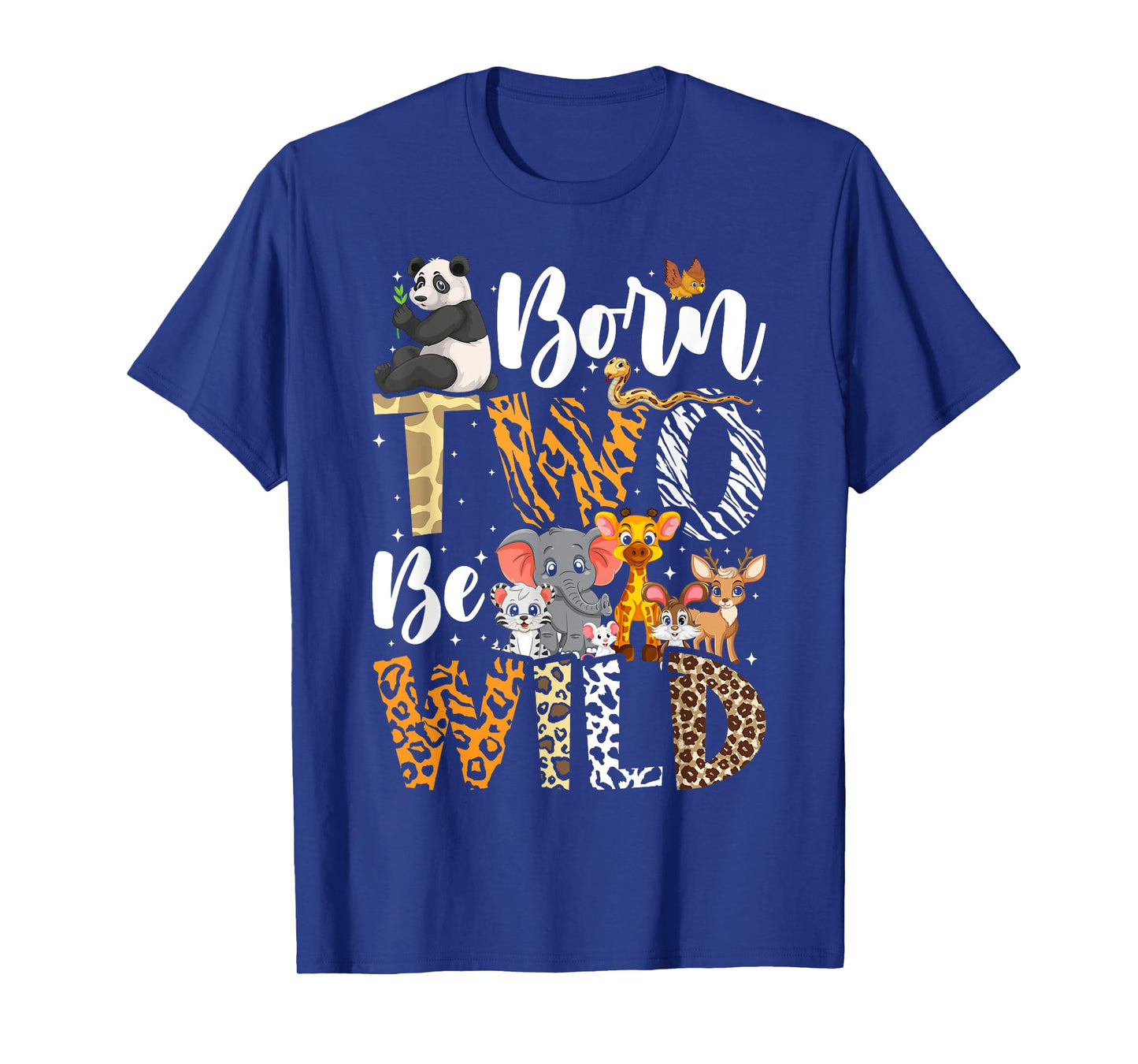 Born 2 Be Wild Birthday Decorations Girl Boy Baby Lion 2nd T-Shirt