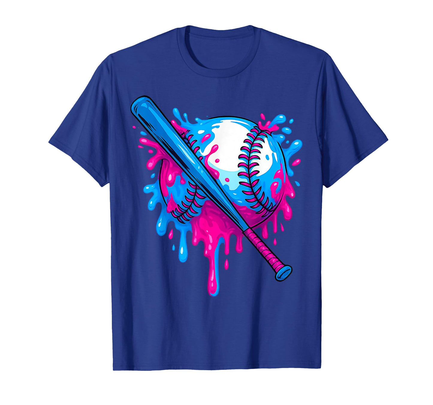 Baseball Ice Cream Drip Respect The Drip Gifts Men Women Kid T-Shirt