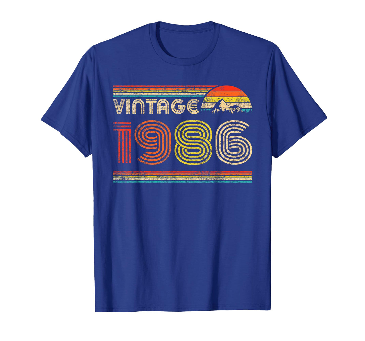 Vintage 1986 Classic 1986 Vintage Year Men Women Birthday T-Shirt