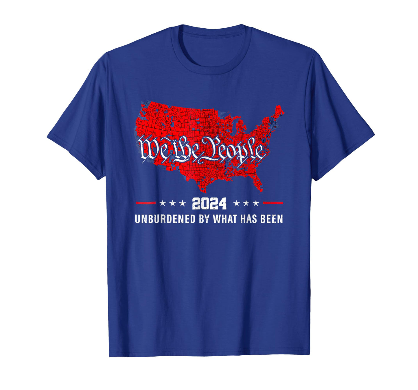 2024 Trump Winner Election Map Unburdened By What Has Been T-Shirt