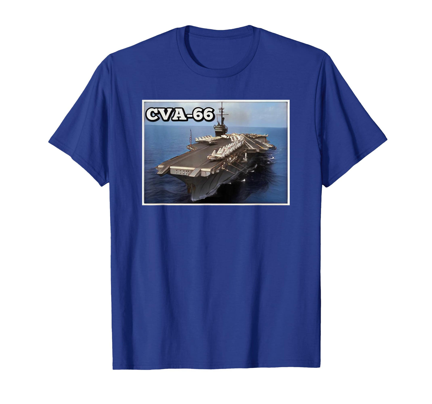 Aircraft Carrier USS America CVA-66 Father's Day Grandpa Dad T-Shirt